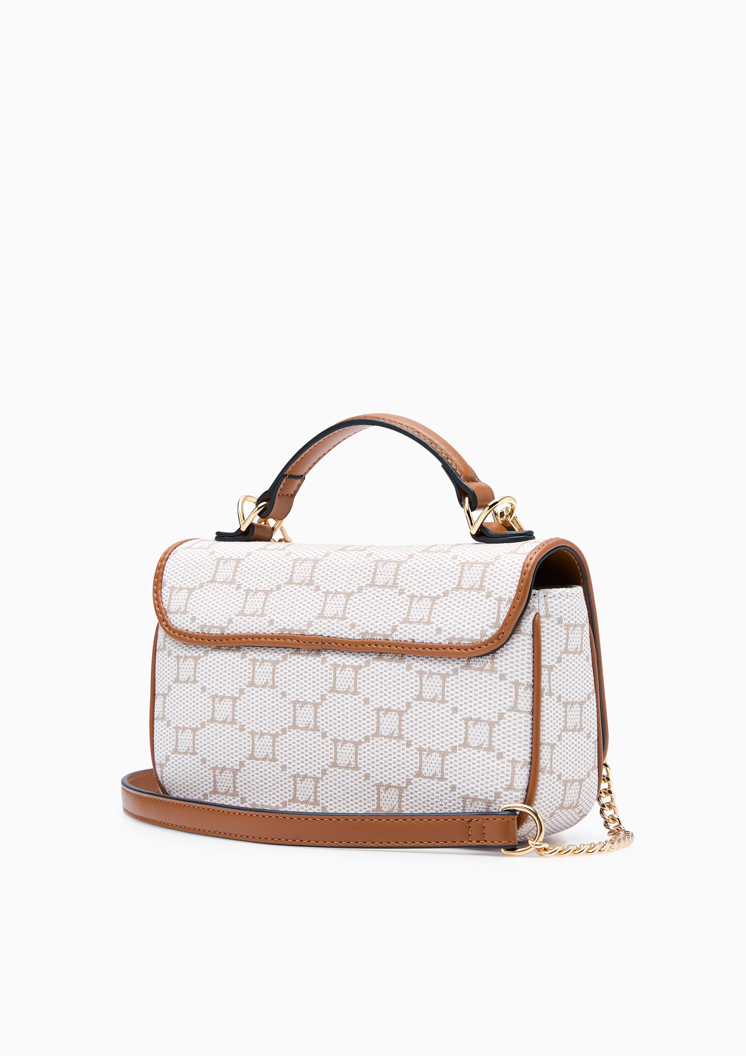 Serif  S Crossbody Bag - Printed Tan