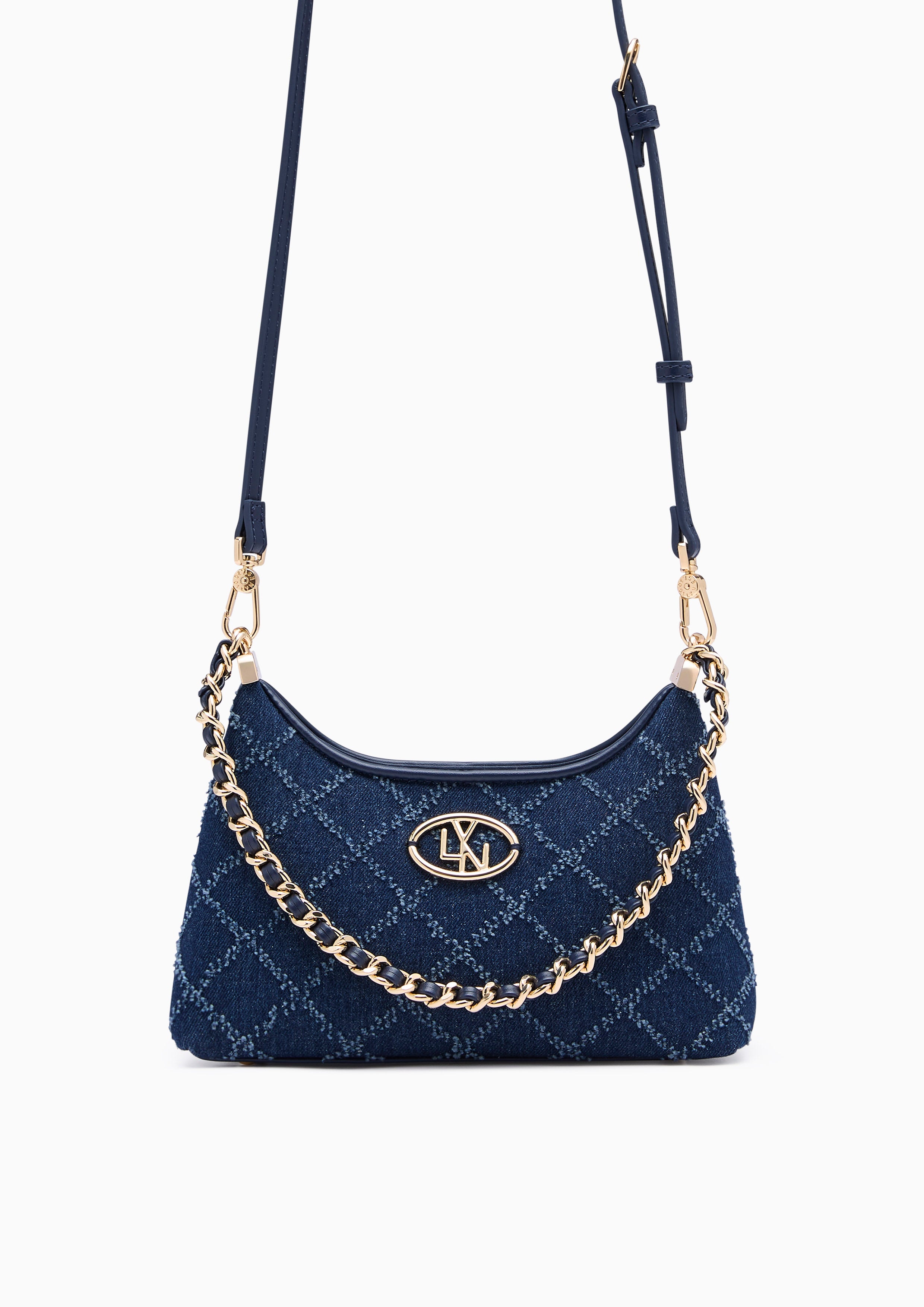 Rafina Handle Handbag - Blue Variation 2
