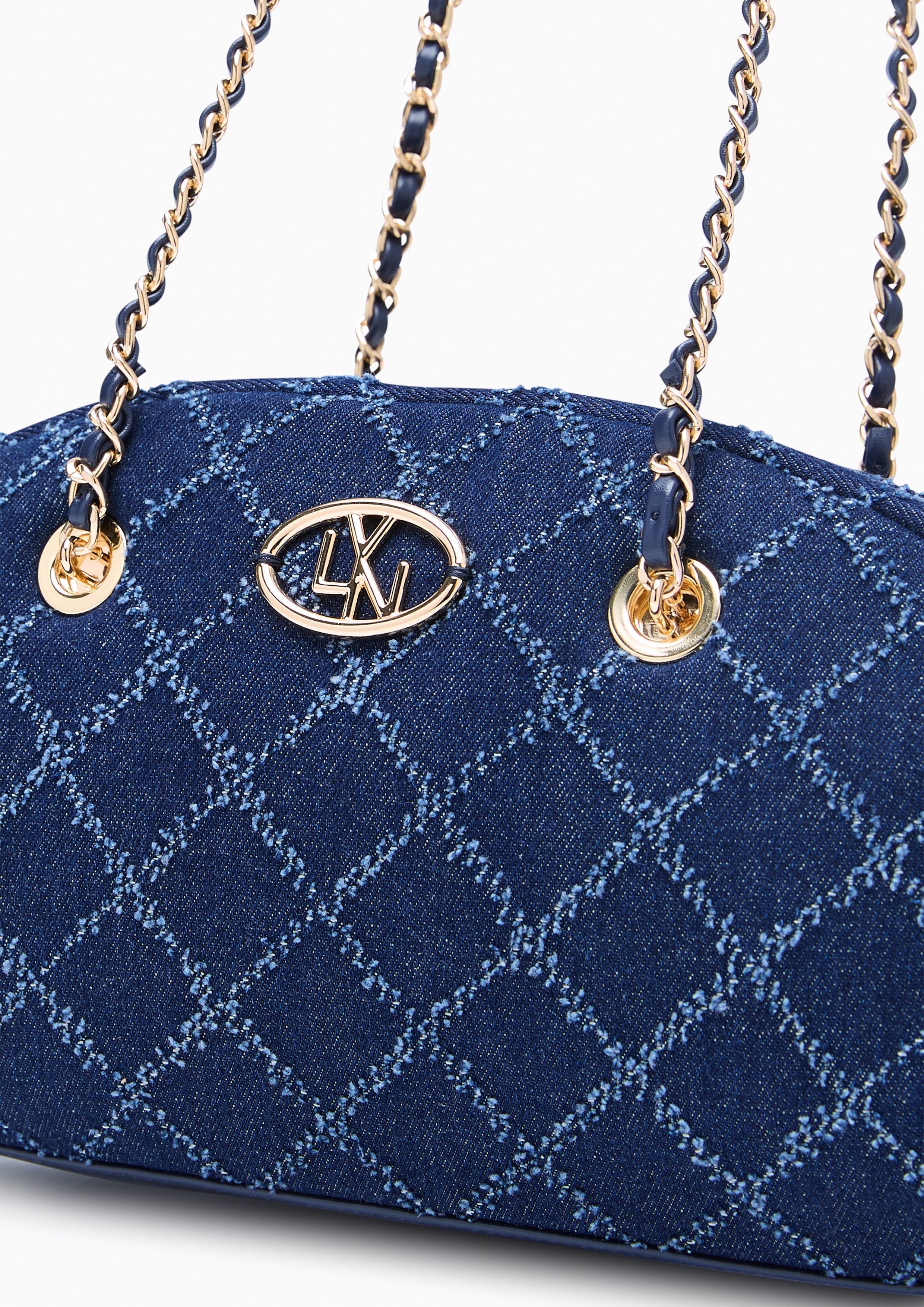 Rafina M Shoulder Bag - Blue Variation 2