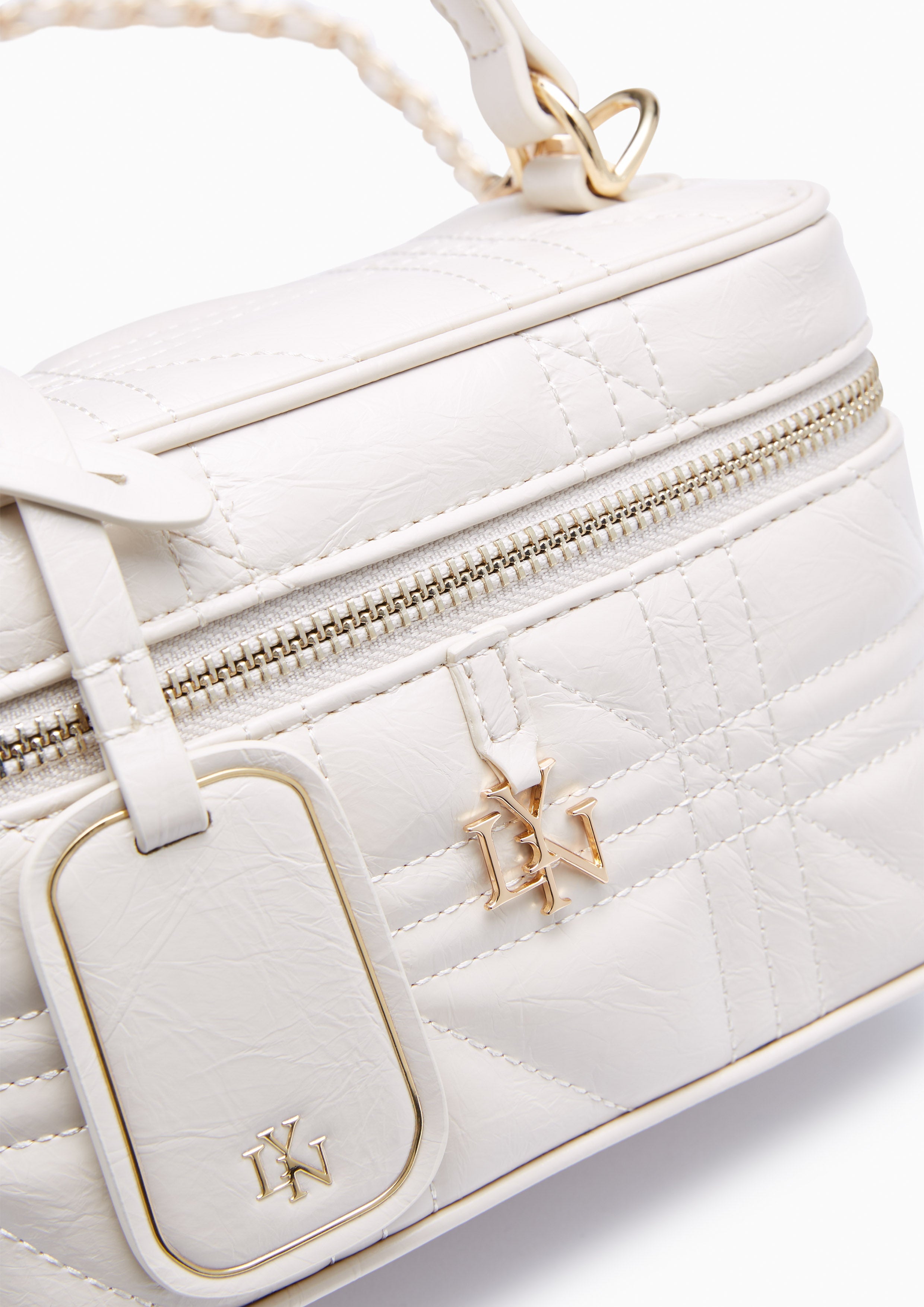 Daniela Vanity Box Bag - Ivory