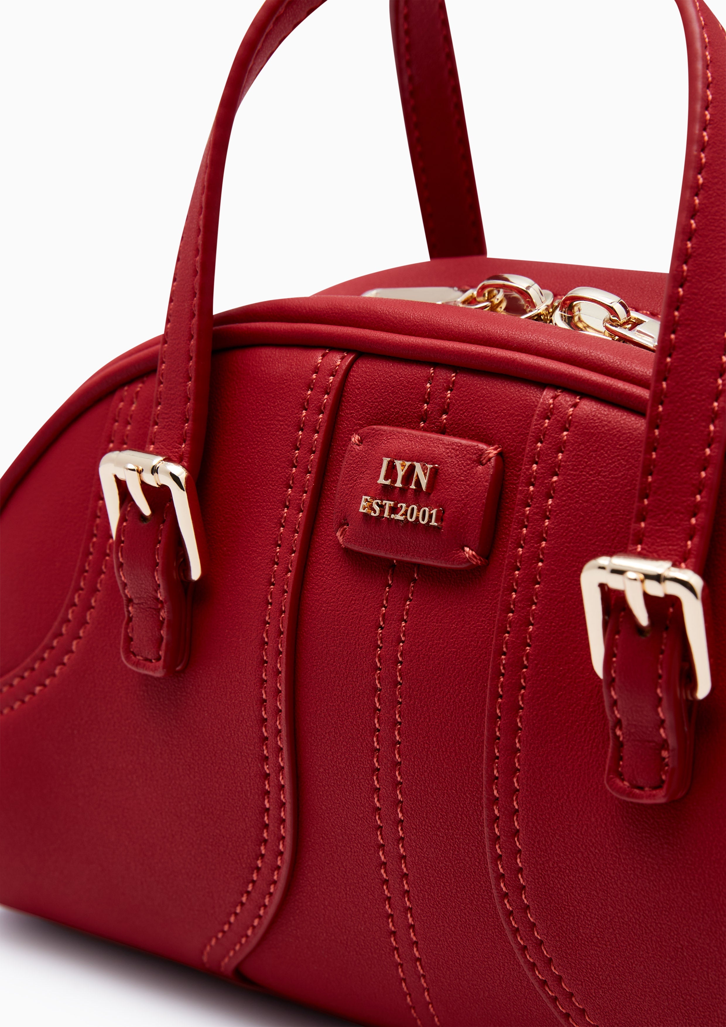 Dandi Top Handle Handbag - Red