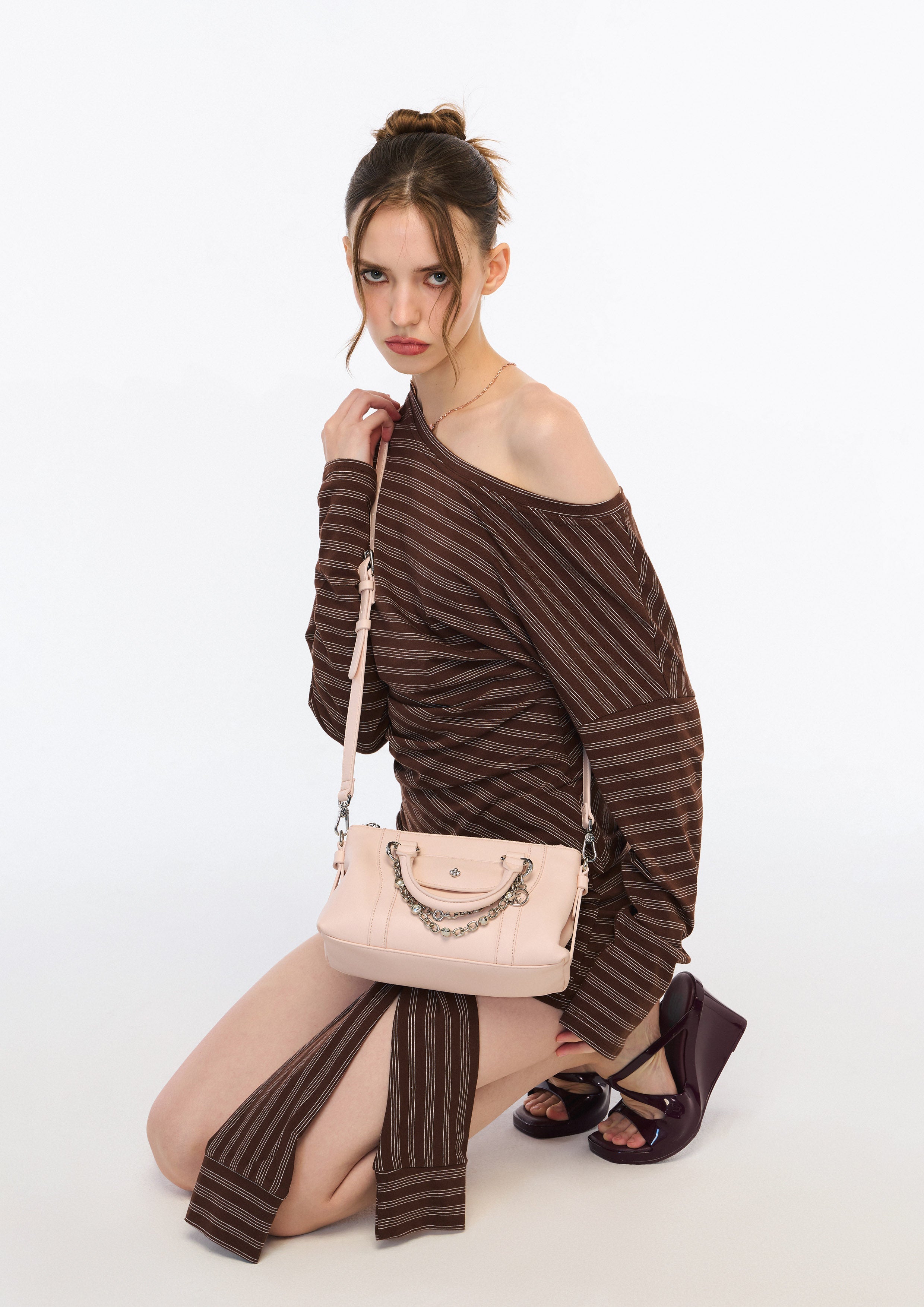 Joe Handle Handbag - Pink