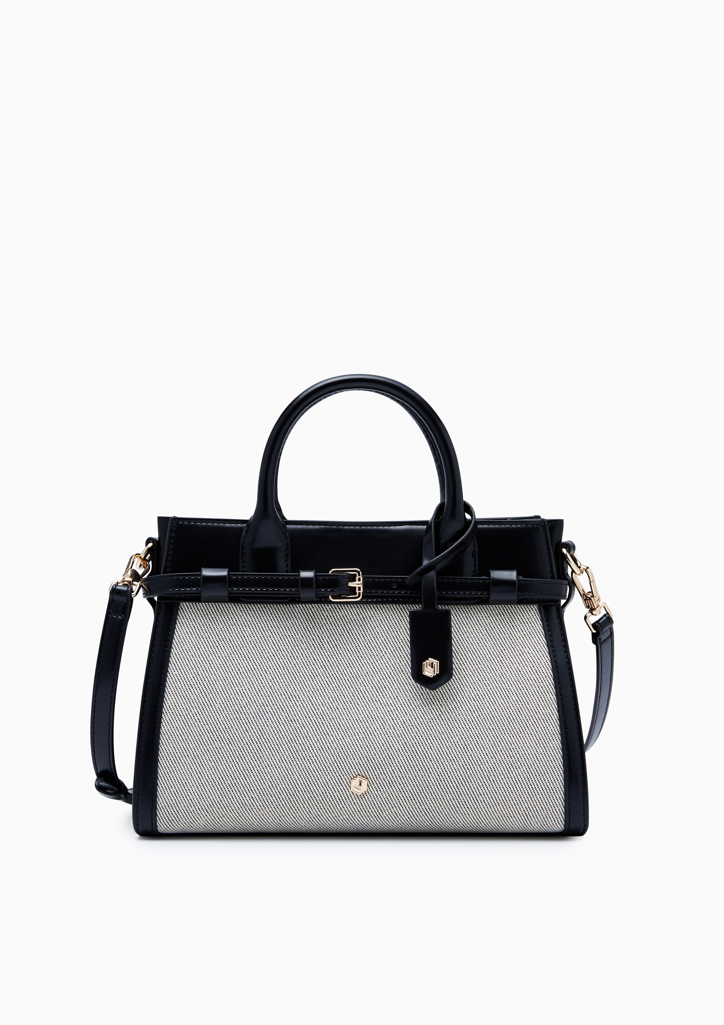 Gem Infinite Top Handle M Handbag - Black