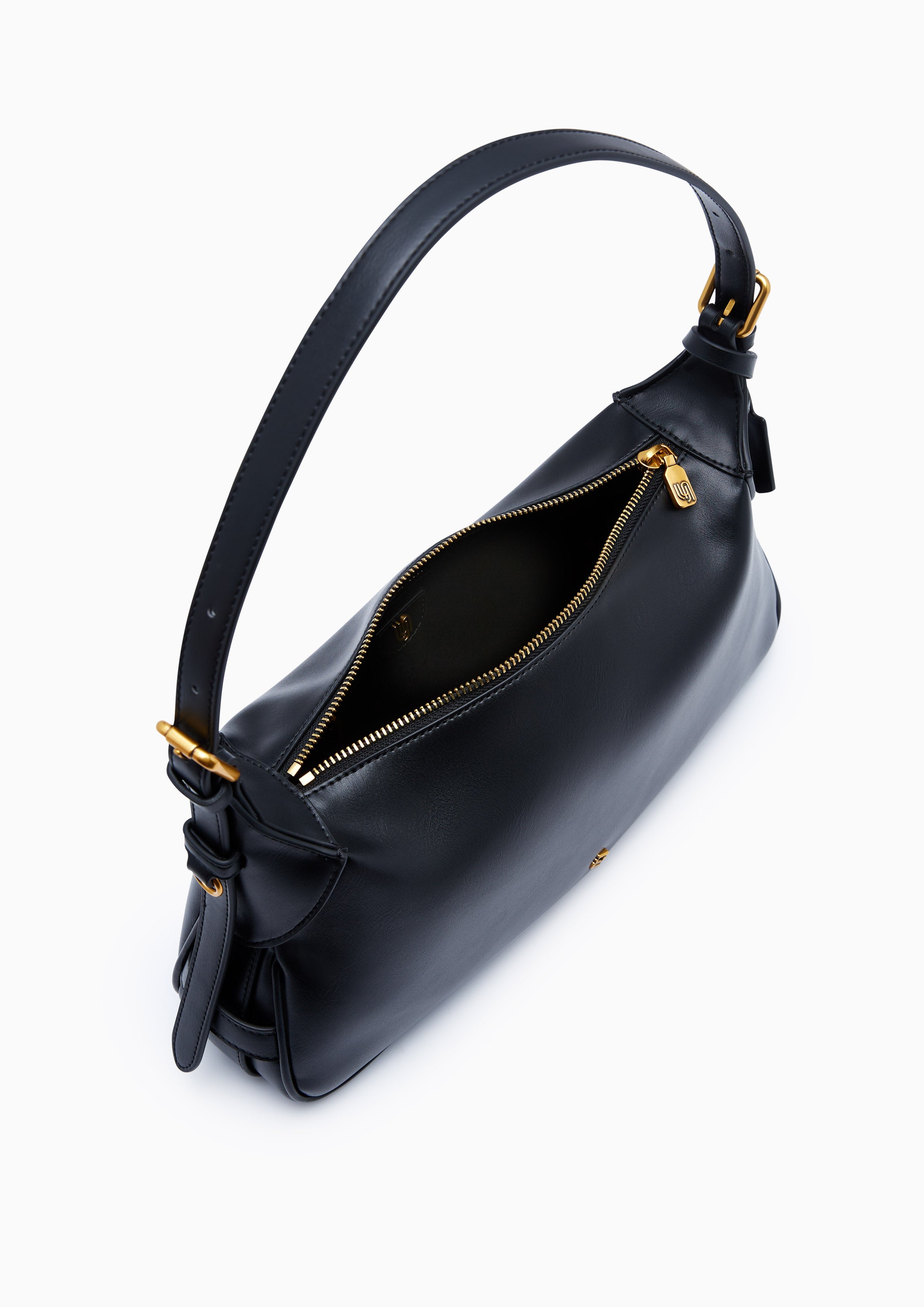 Gem Infinite M Shoulder Bag - Black