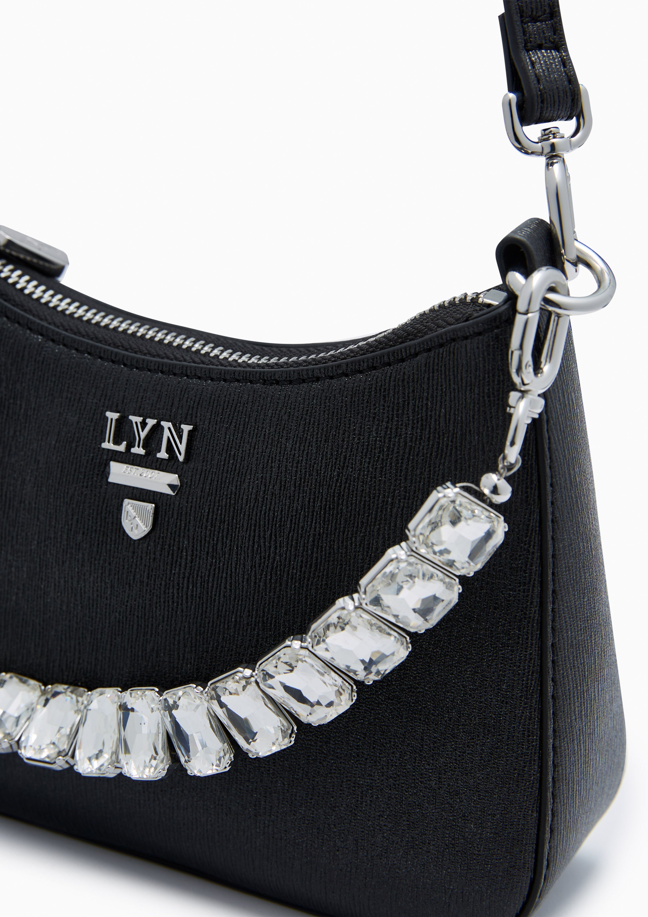 Re-Edit Gastby Rosee Xs Shoulder Bag - Glitter Black