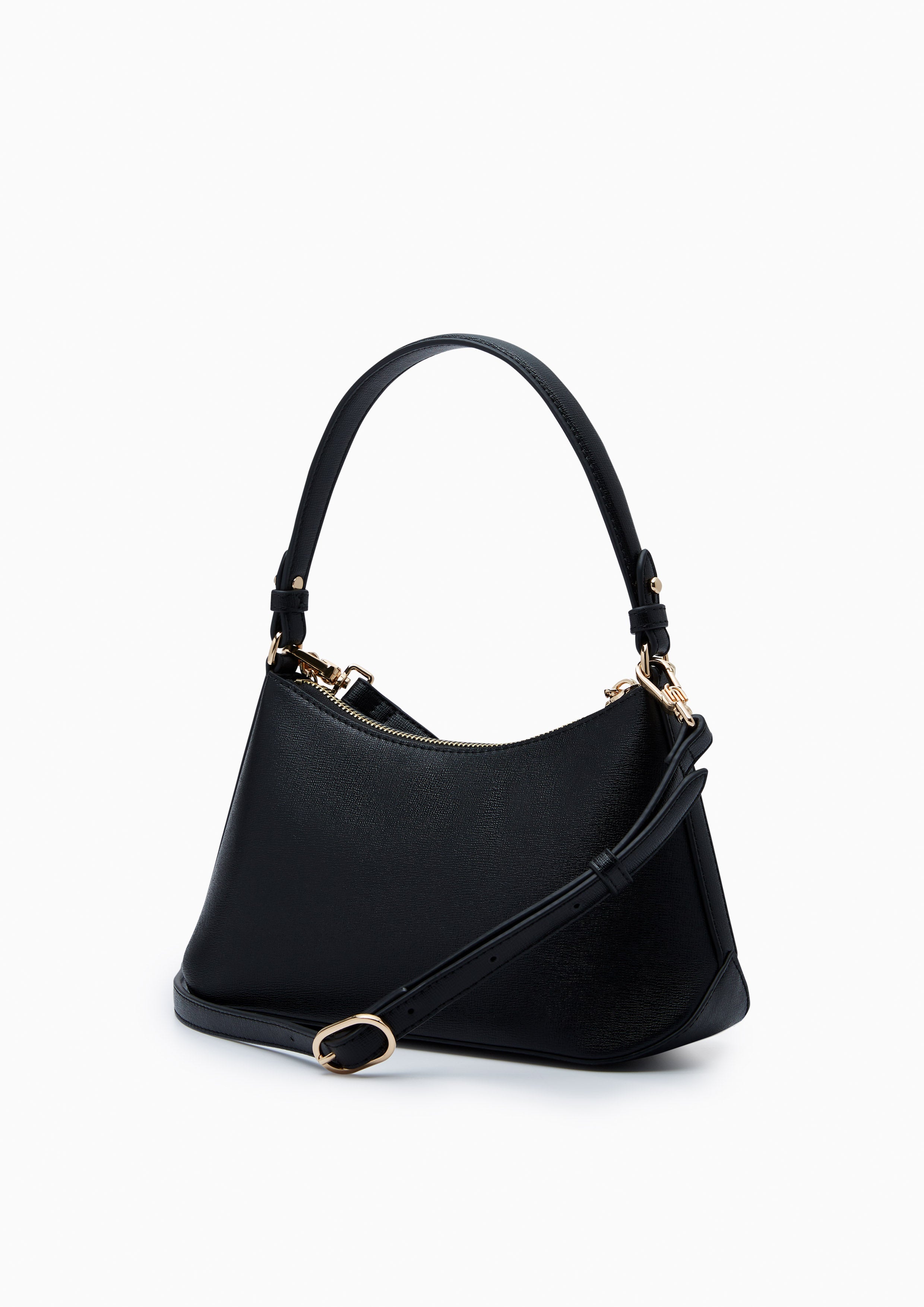 Nova Diamond Infinite S Shoulder Bag - Black