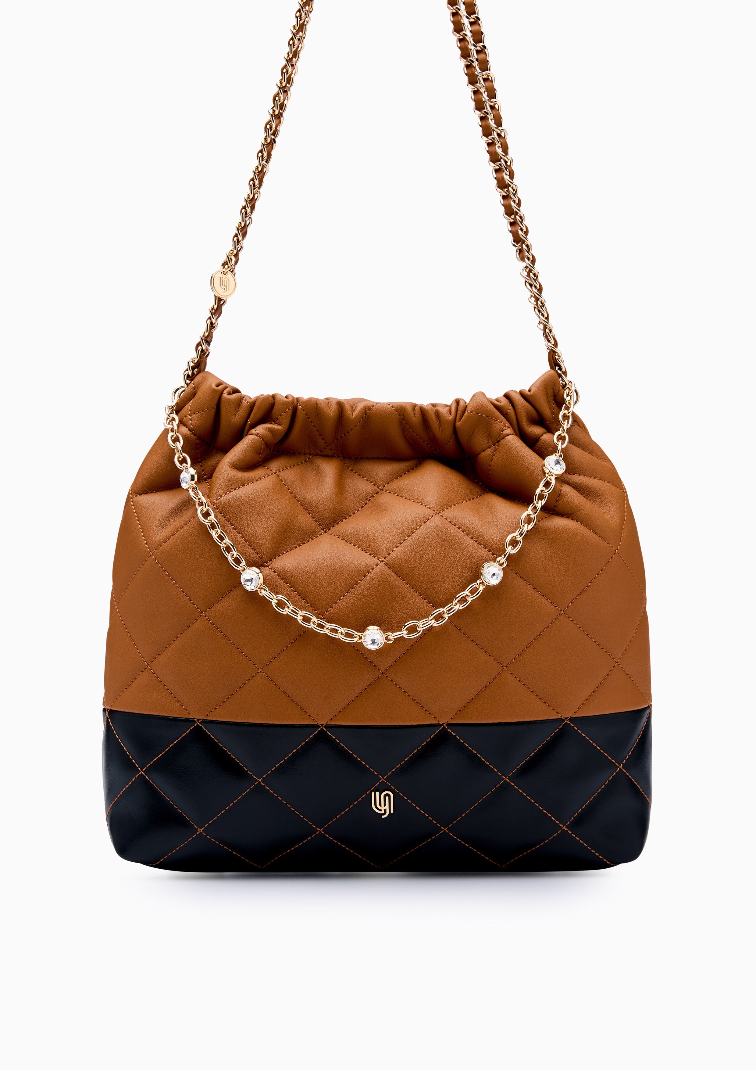 Monet Party Ii Infinite L Shoulder Bag - Brown