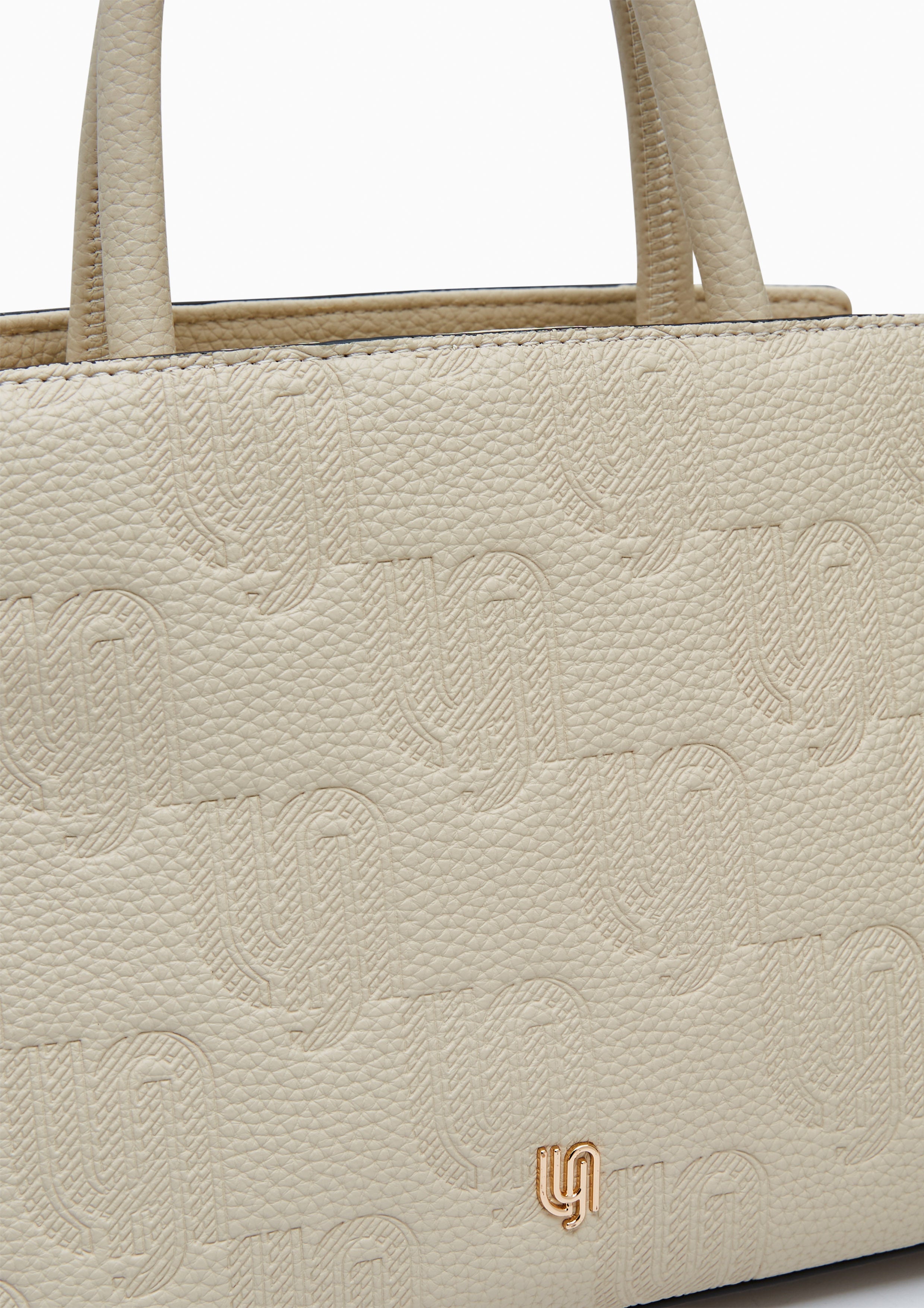 Blondie Infinite Top Handle M Handbag - Beige