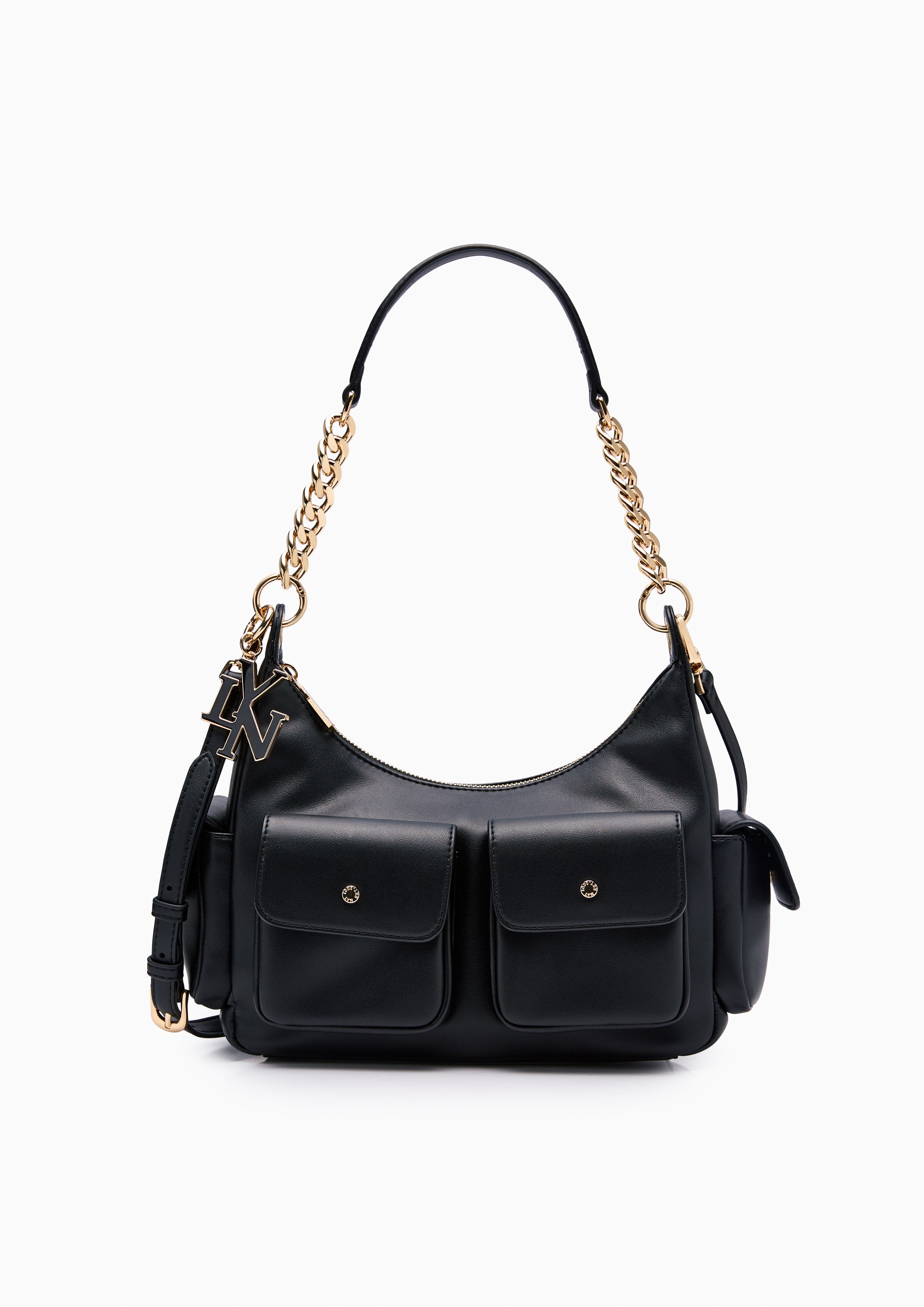 Renny  M Shoulder Bag - Black
