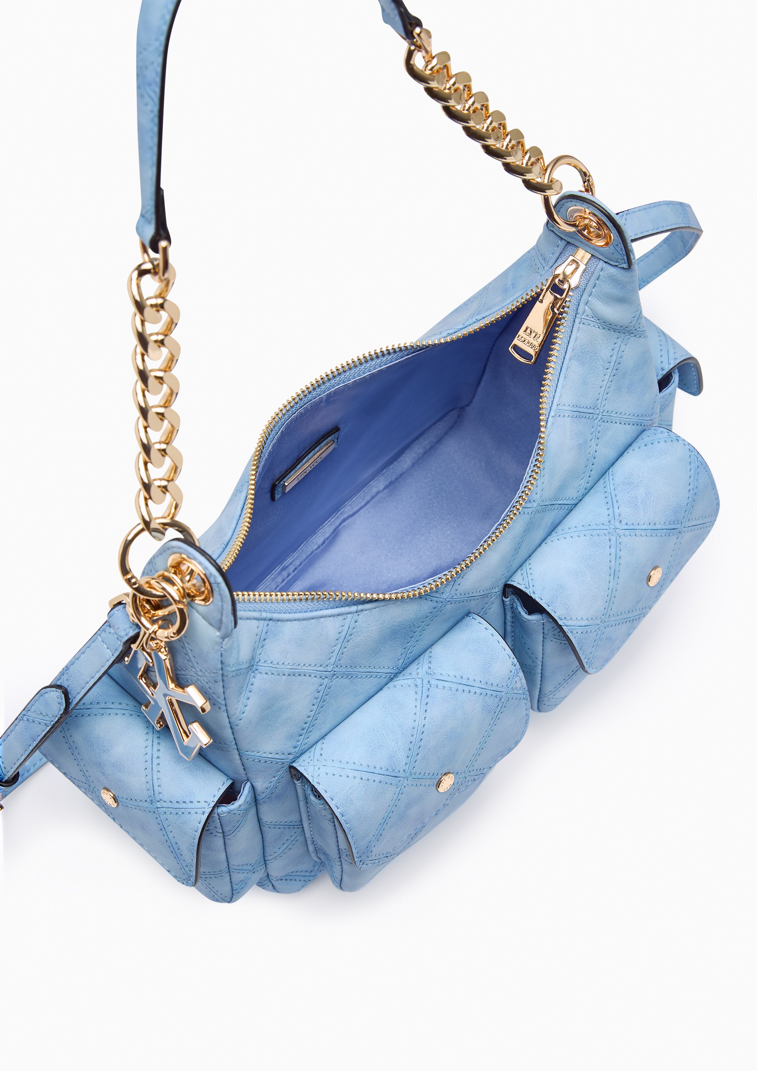 Renny  M Shoulder Bag - Blue Variation 2