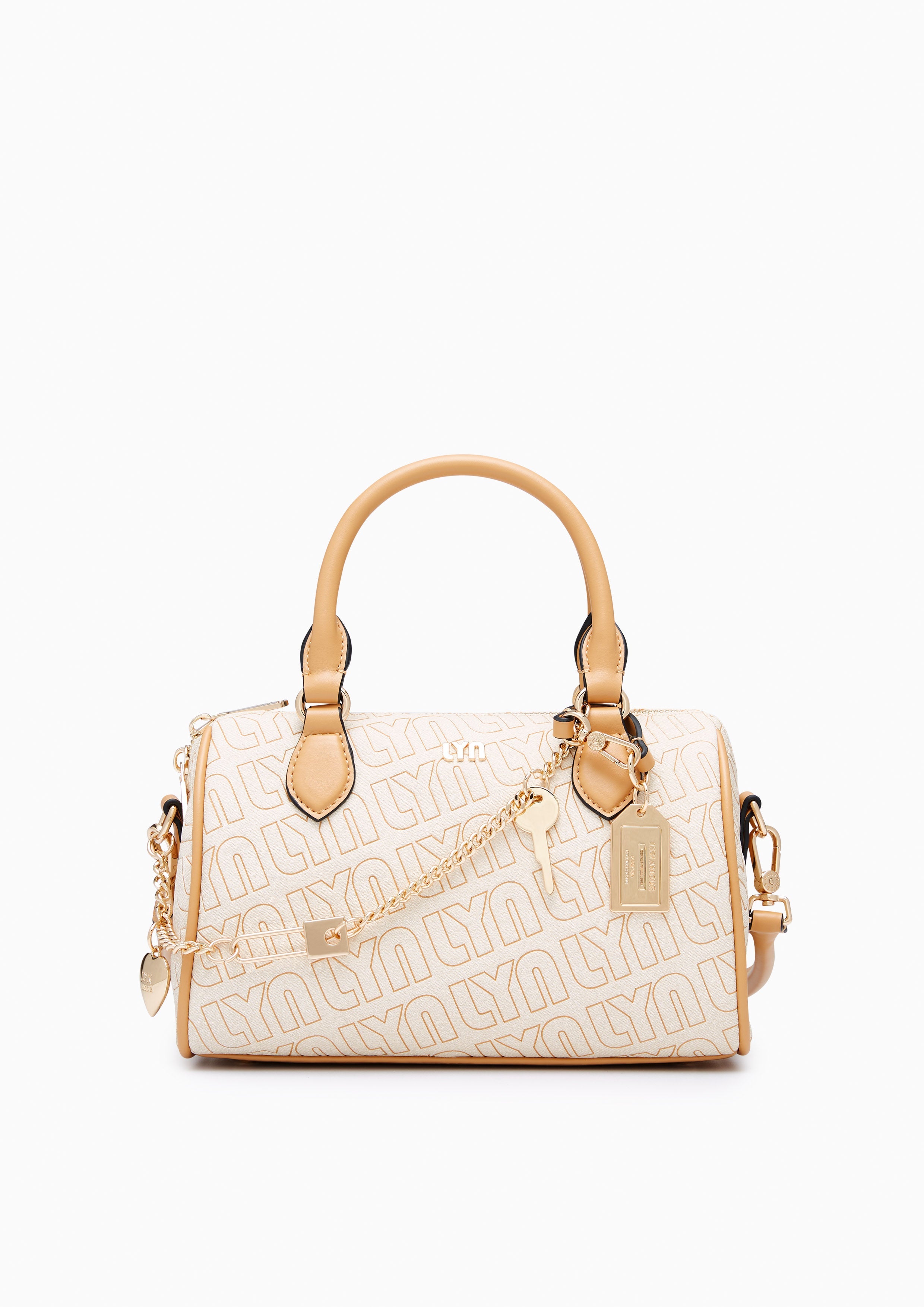 Tinashe S Crossbody Bag - Light Printed Beige