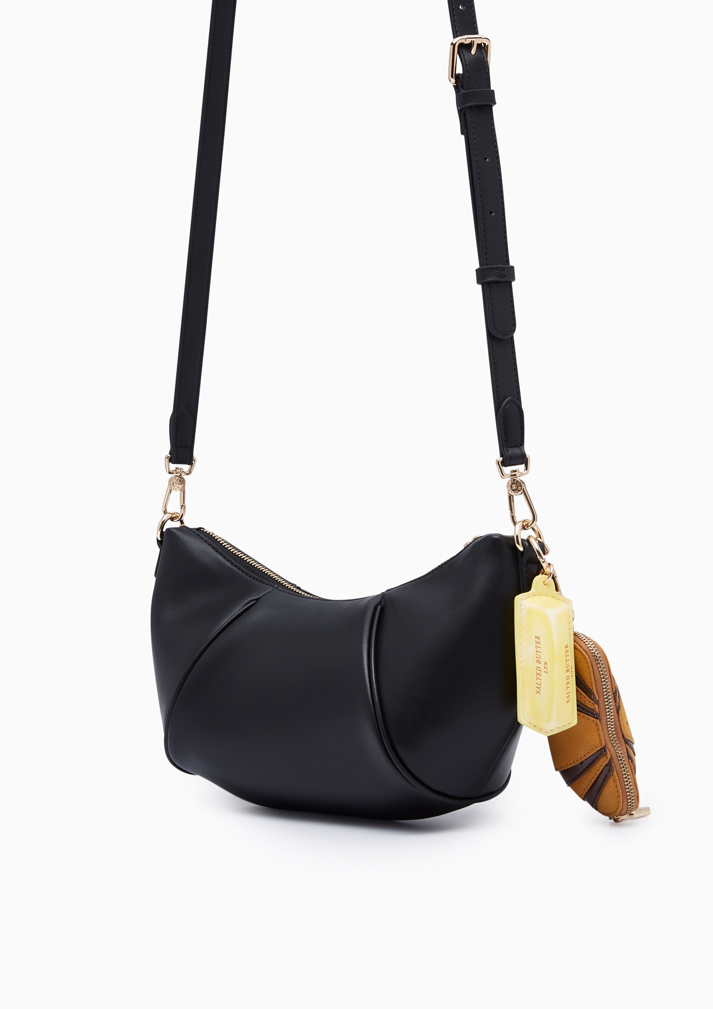 Shi-O Crossbody Bag - Black