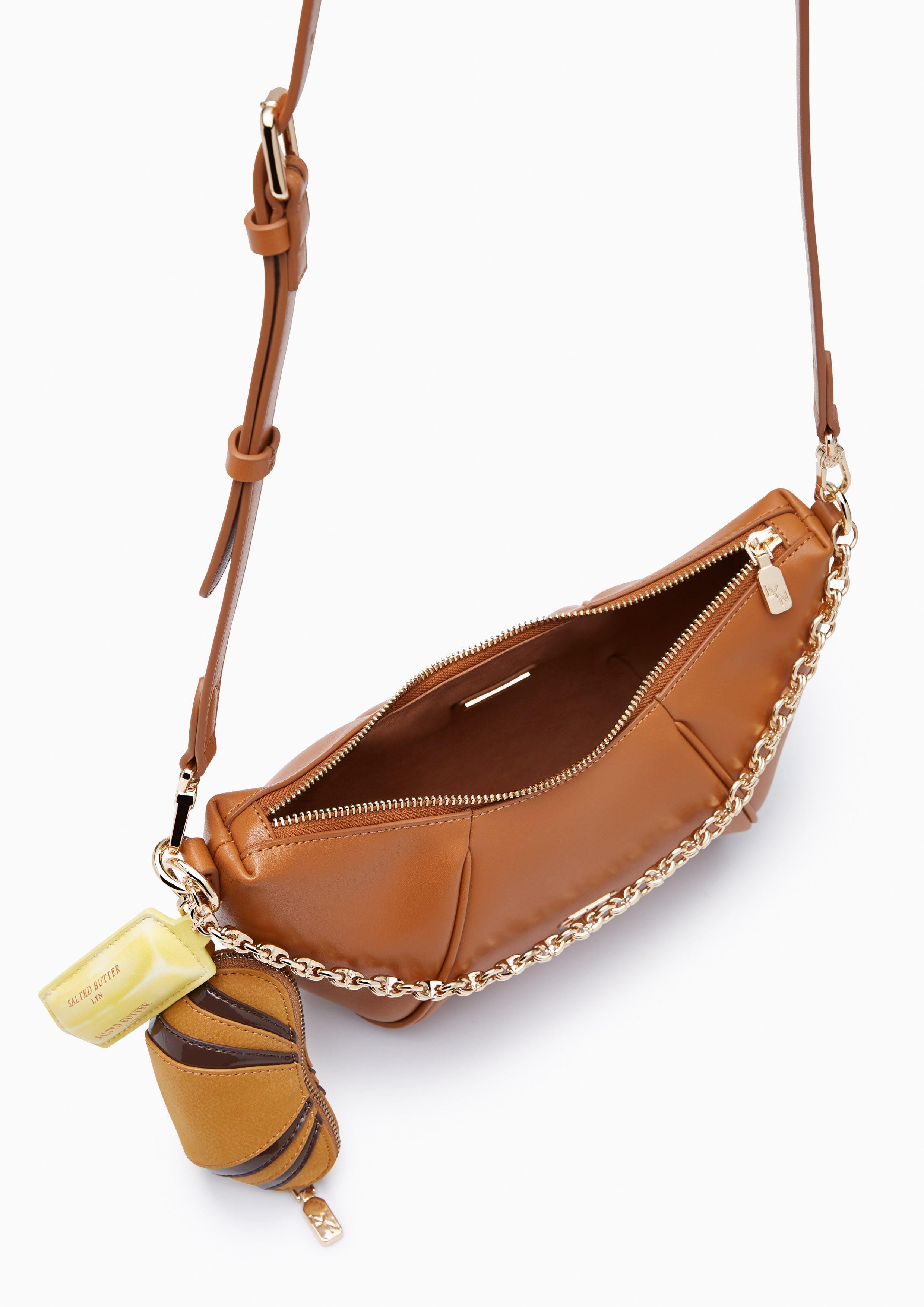 Shi-O Crossbody Bag - Brown