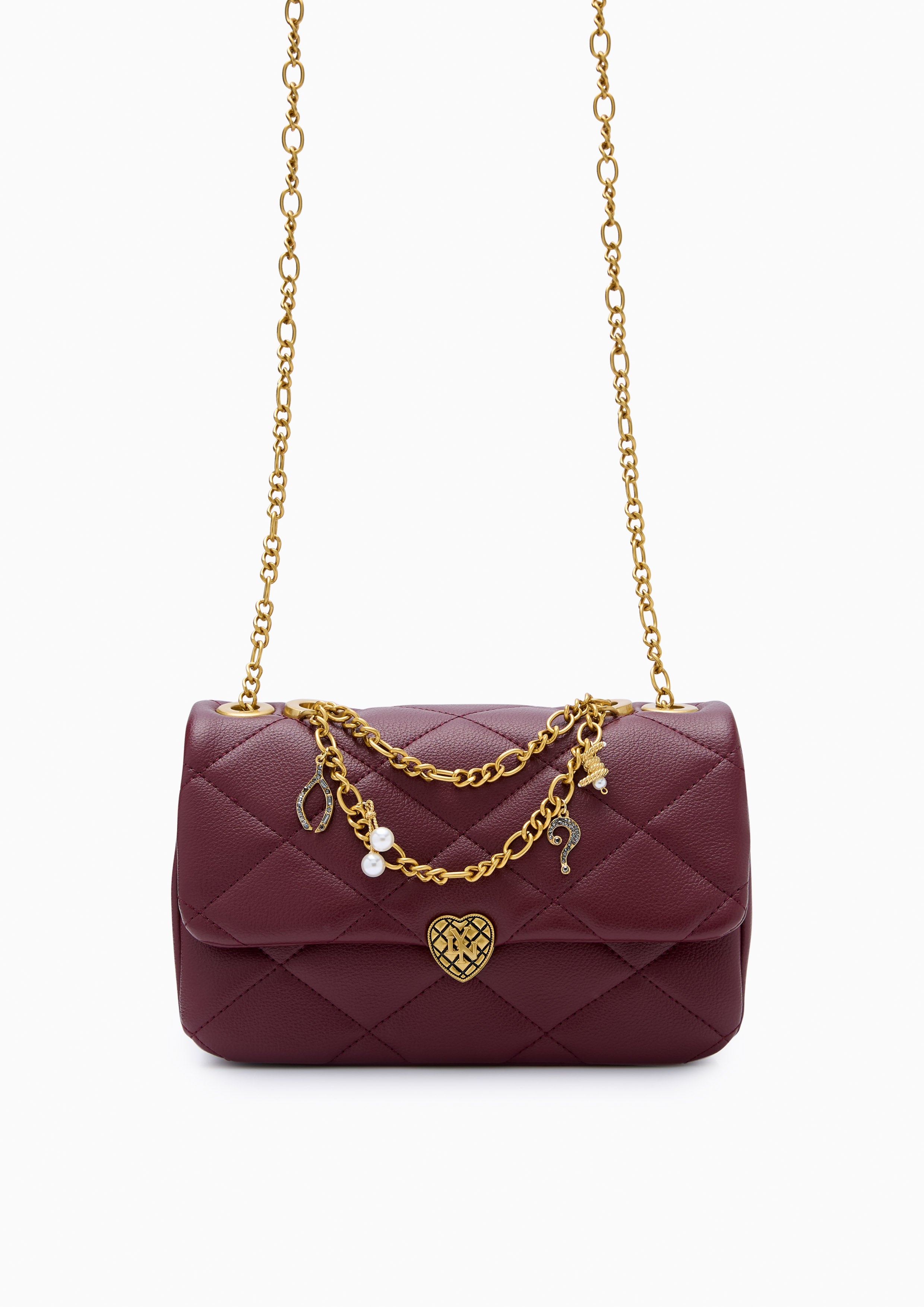 Casey  M Crossbody Bag - Dark Red