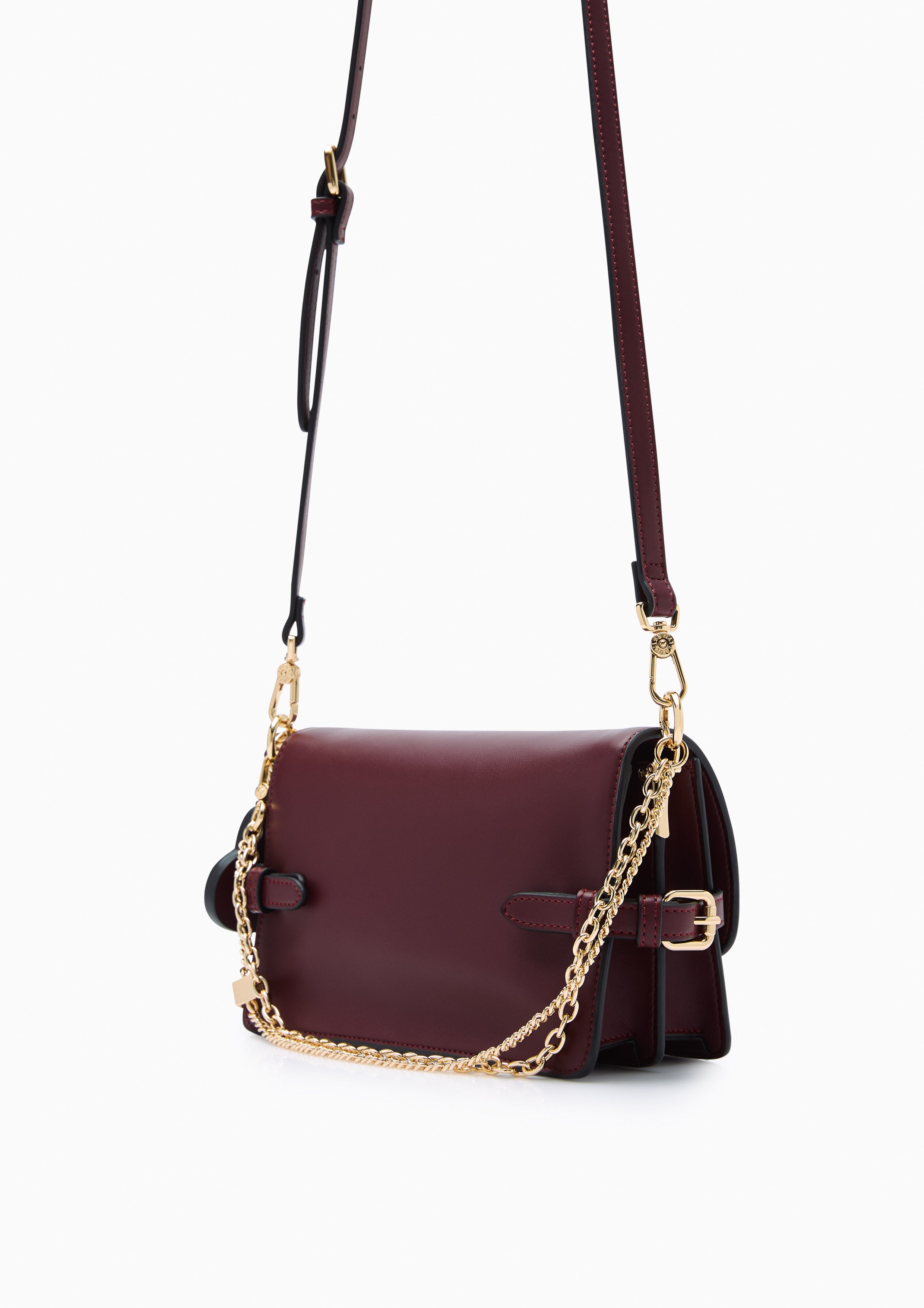 Mabel S Shoulder Bag - Dark Red