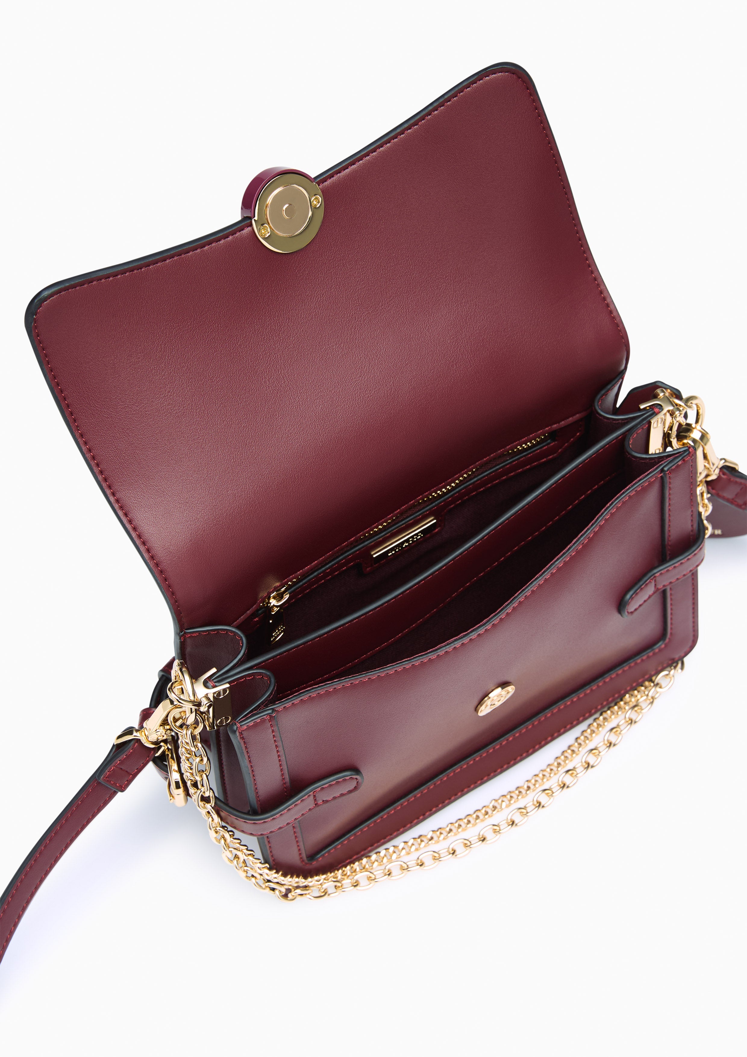 Mabel S Shoulder Bag - Dark Red