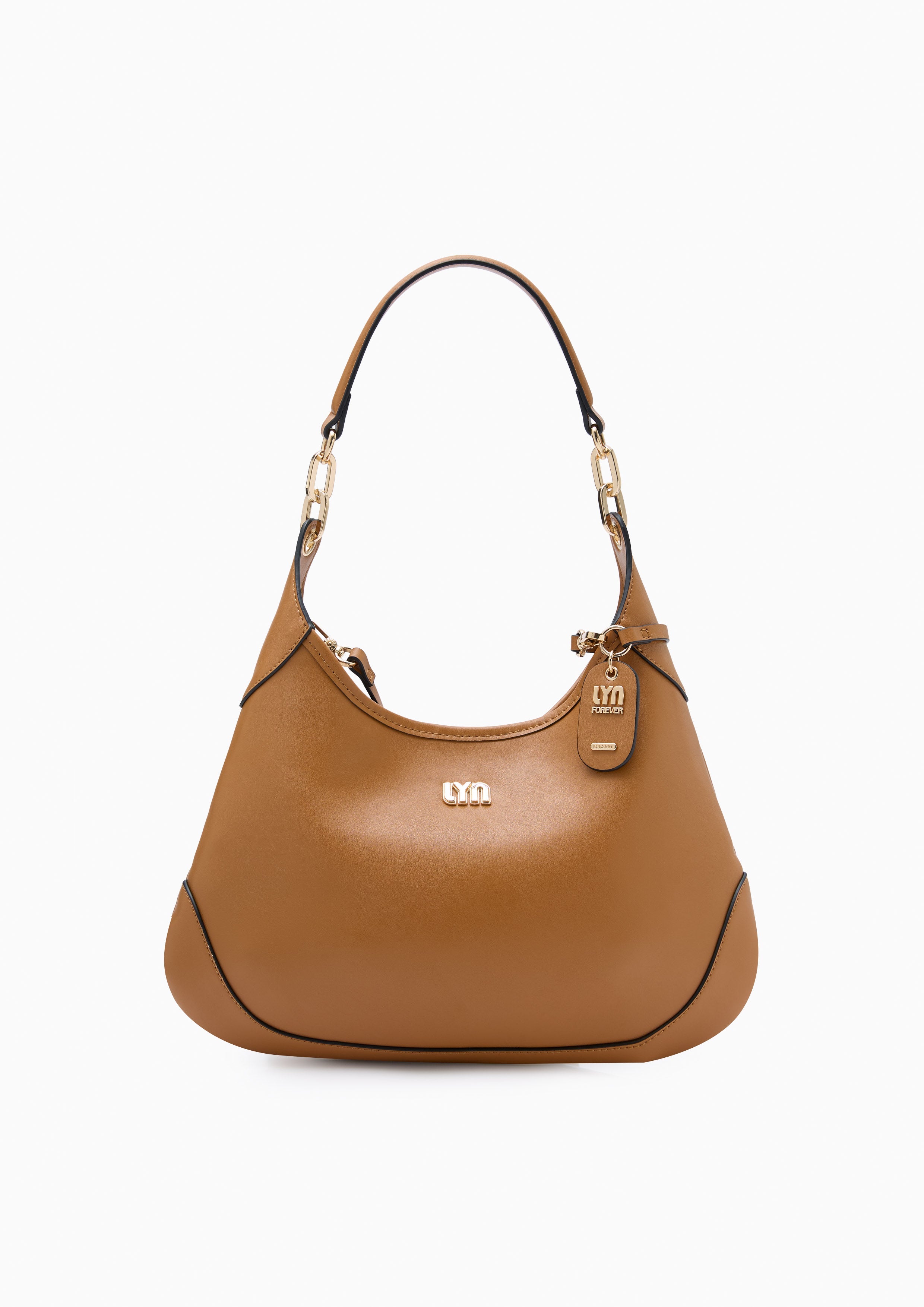 Neva Hobo Crossbody Bag - Caramel