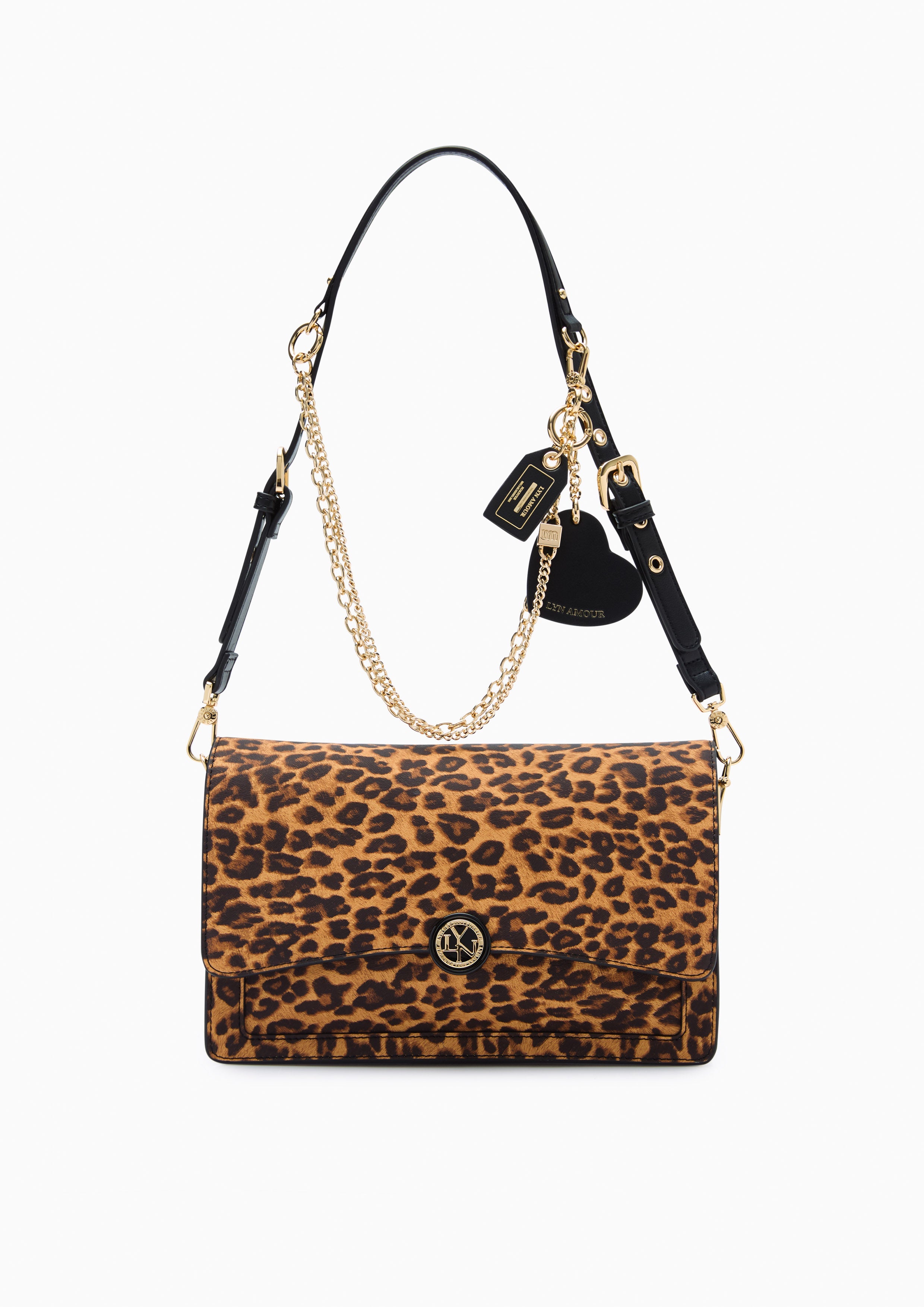 Mabel M Shoulder Bag - Leopard