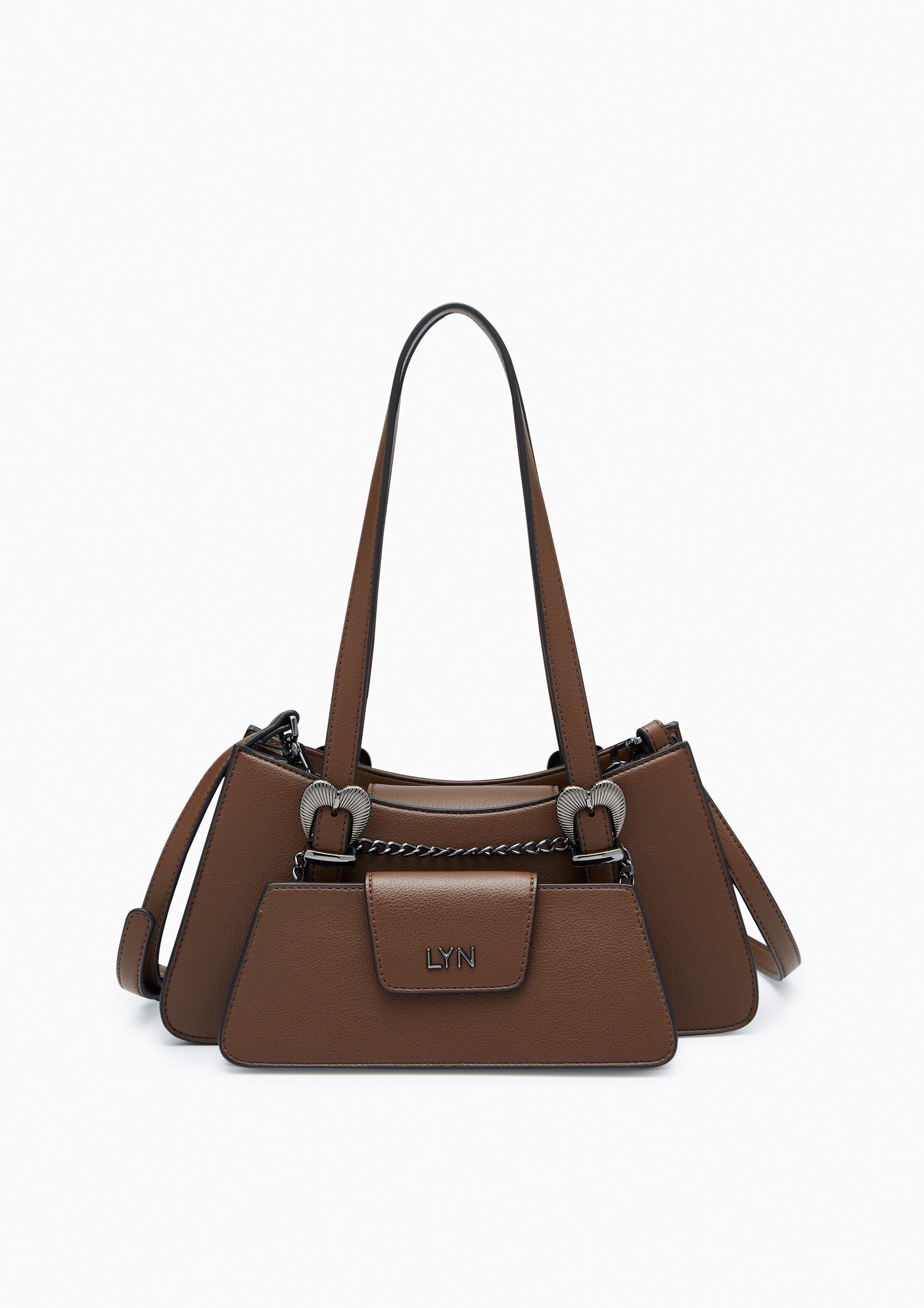 Safari Shoulder Bag - Dark Brown