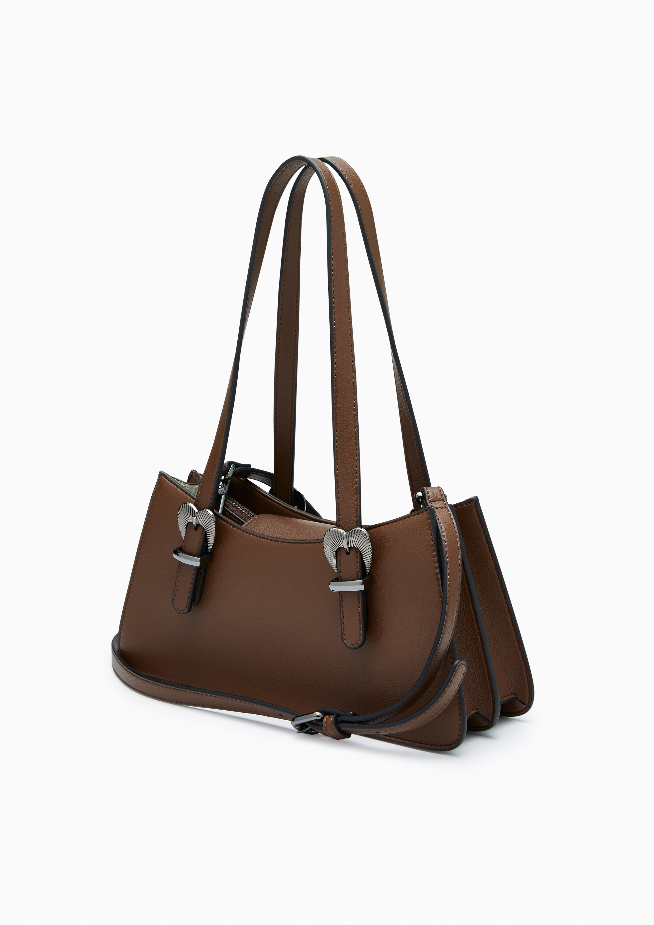 Safari Shoulder Bag - Dark Brown