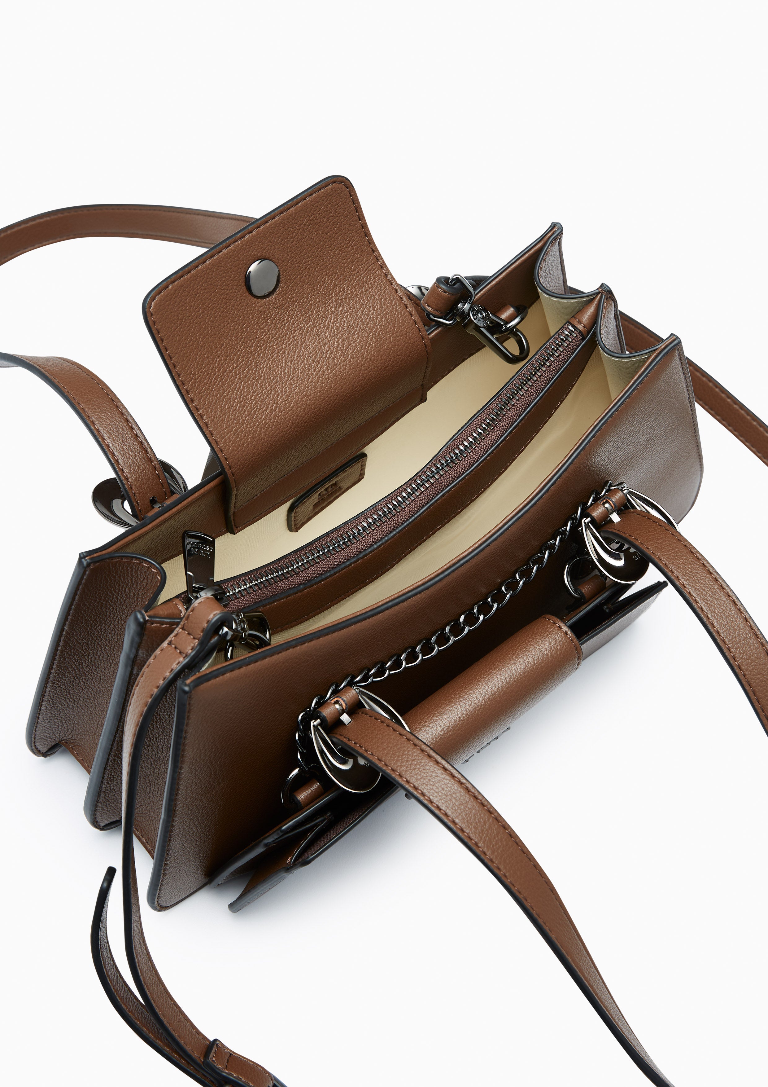 Safari Shoulder Bag - Dark Brown