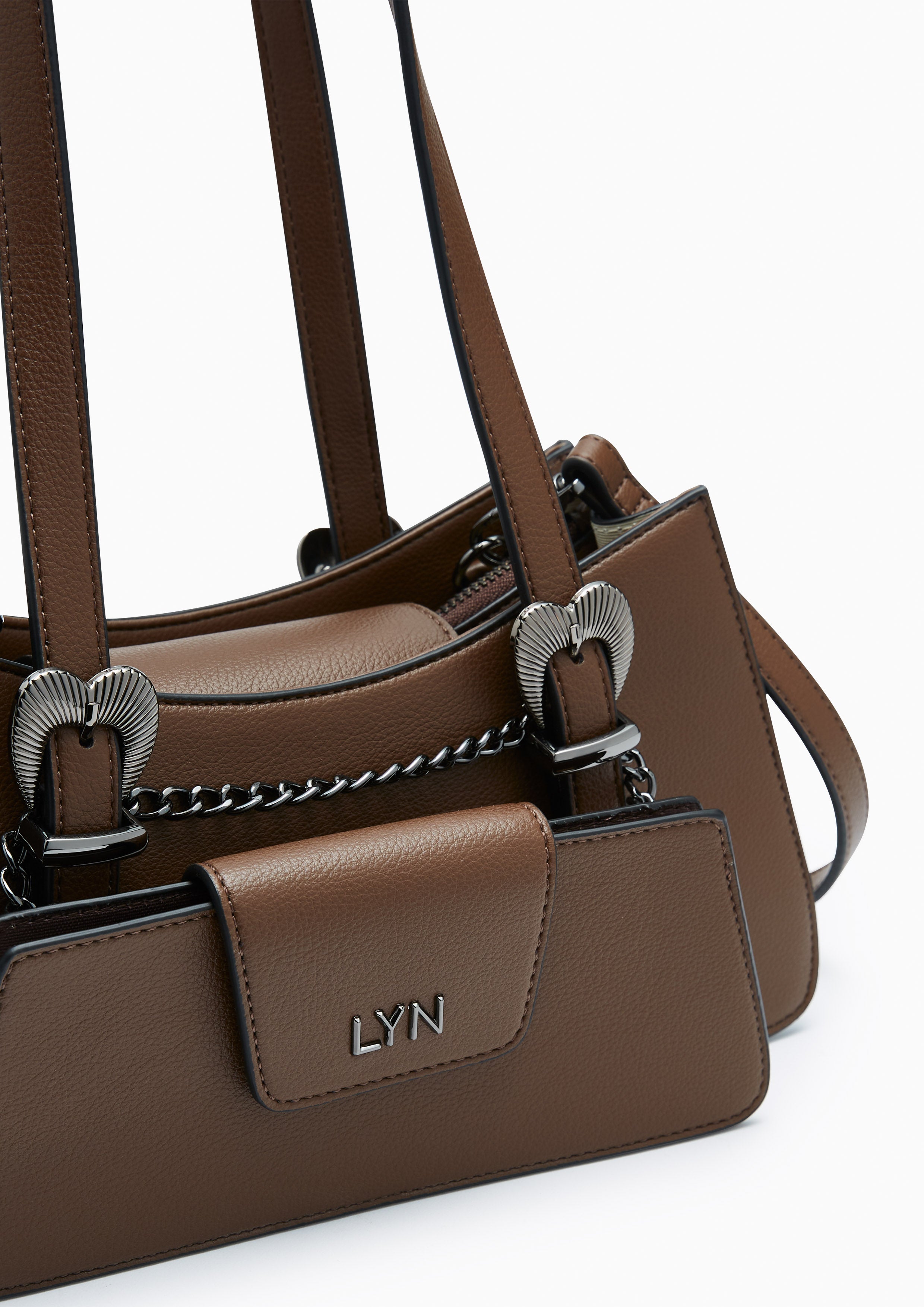 Safari Shoulder Bag - Dark Brown