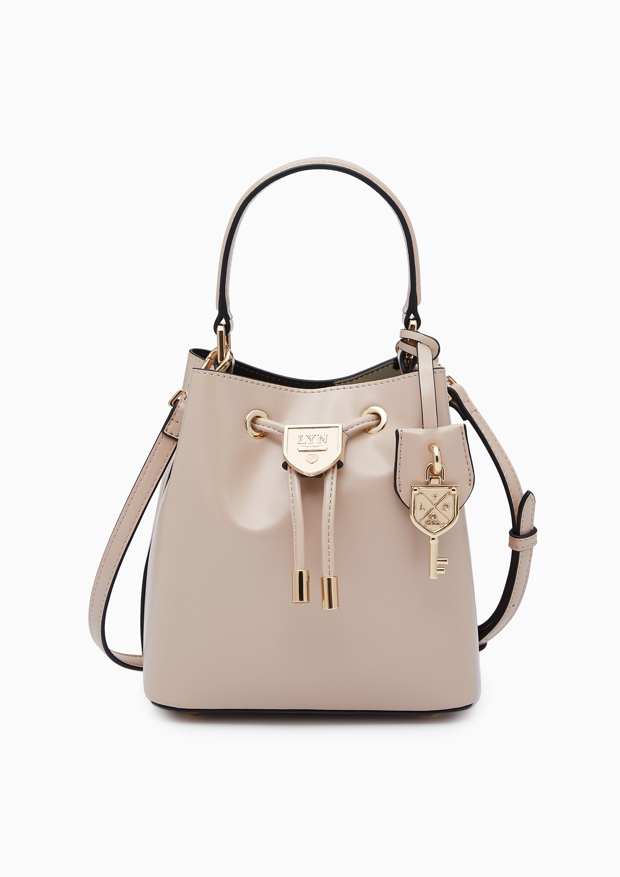 Re-Edit Carina Mustang Bucket Bag - Light Beige