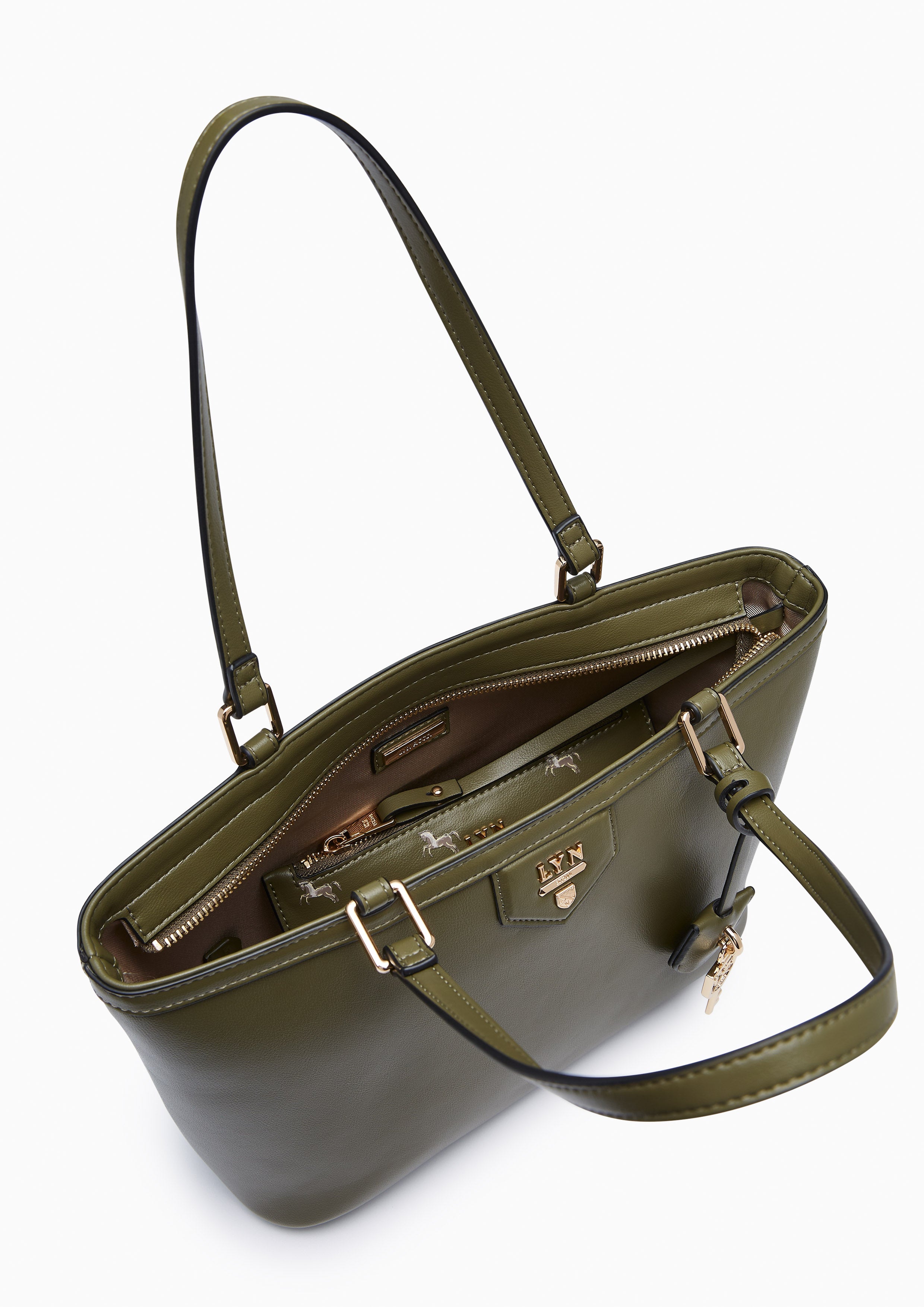 Re-Edit Mustang  M Tote Bag - Dark Green