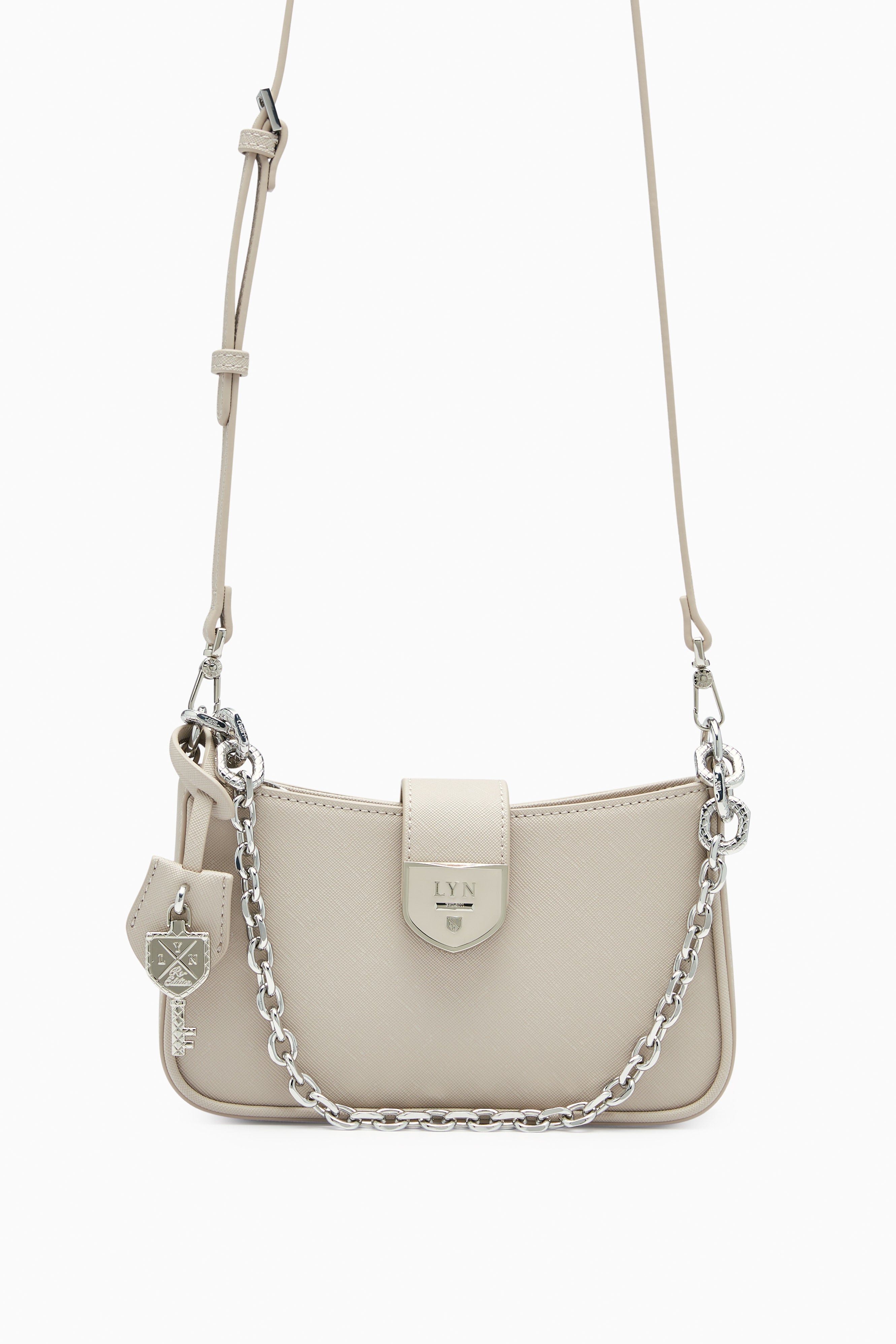 Re-Edit Casia Athella Shoulder Bag - Light Grey