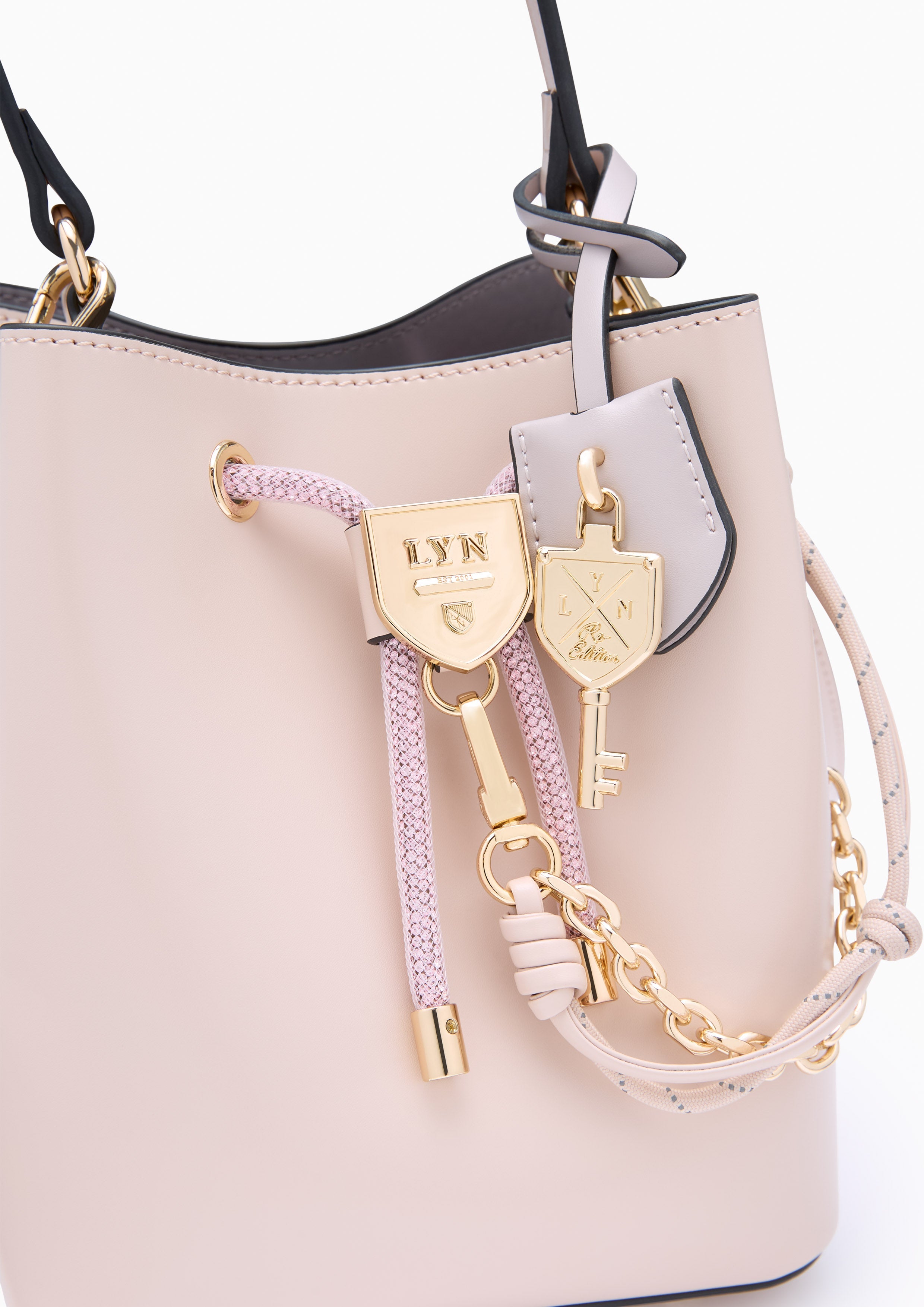 Re-Edit Explore Carina S Bucket Bag - Light Pink
