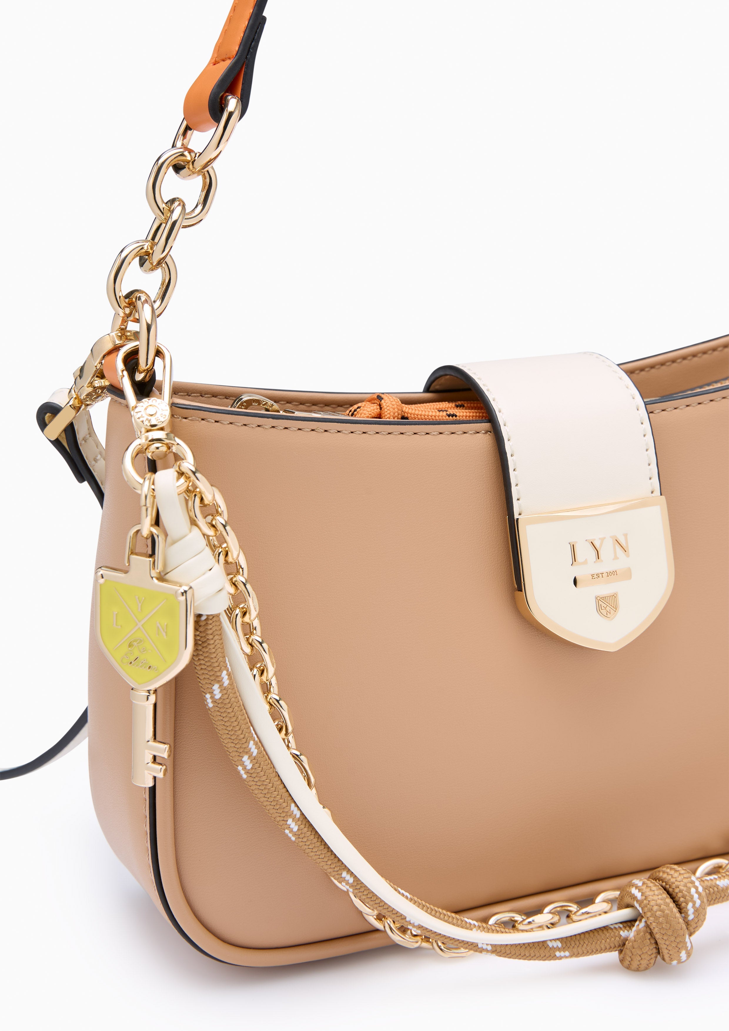 Re-Edit Explore Athella S Shoulder Bag - Beige