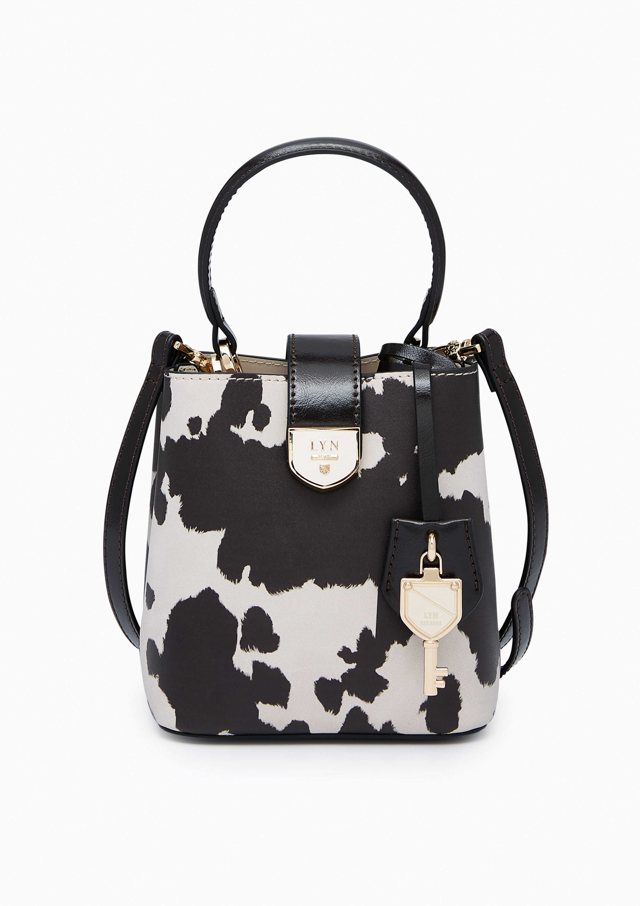 Mustang Astraea Mini Crossbody Bag - Dark Printed Brown