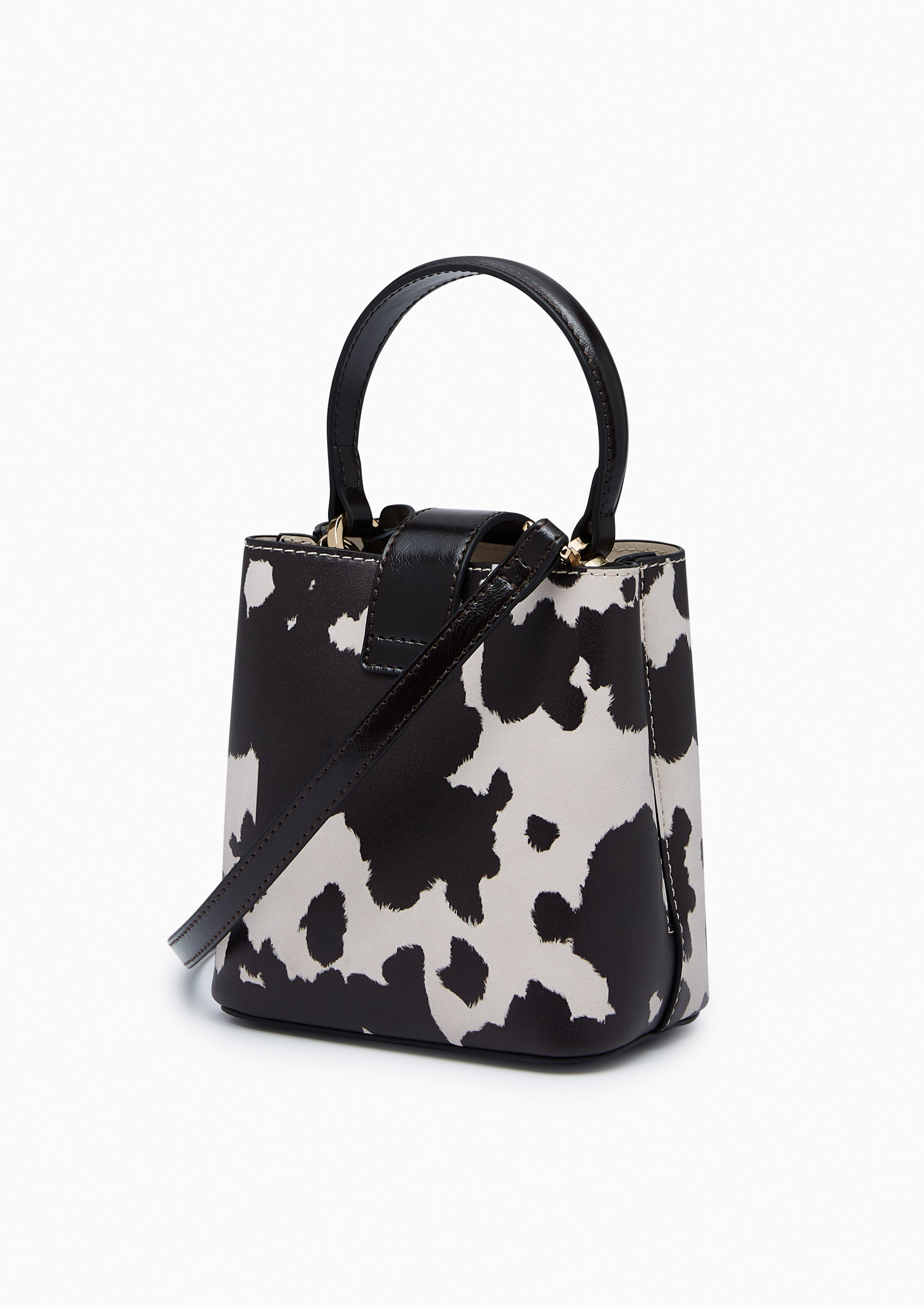 Mustang Astraea Mini Crossbody Bag - Dark Printed Brown