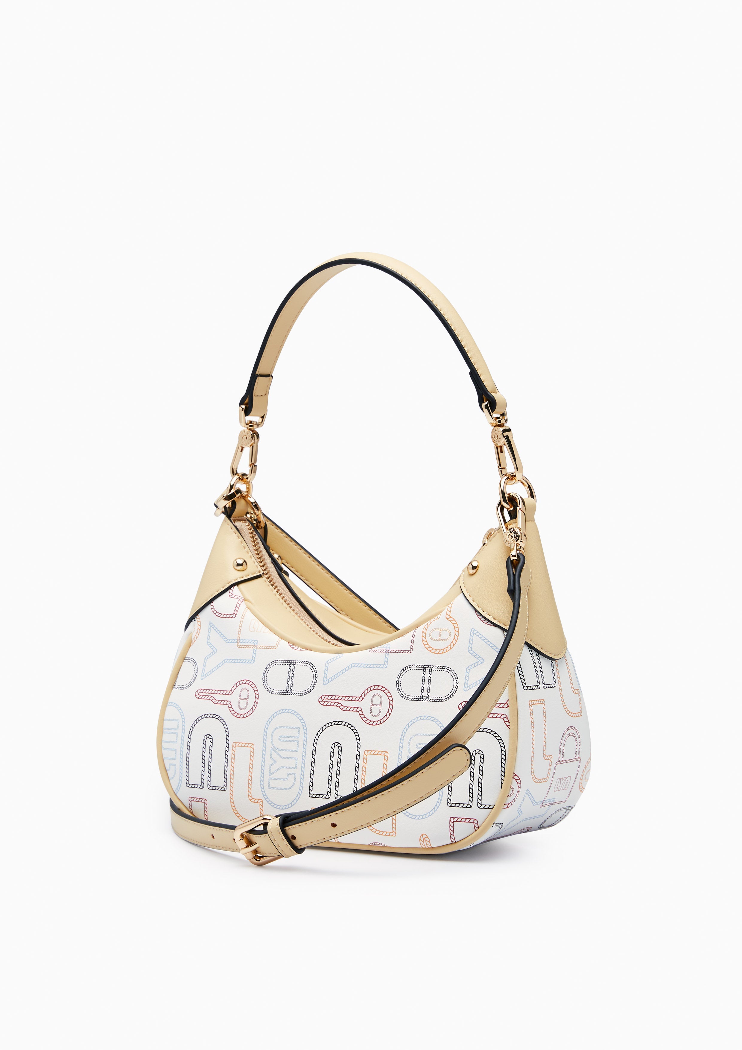 Jenson S Shoulder Bag - White Variation 2