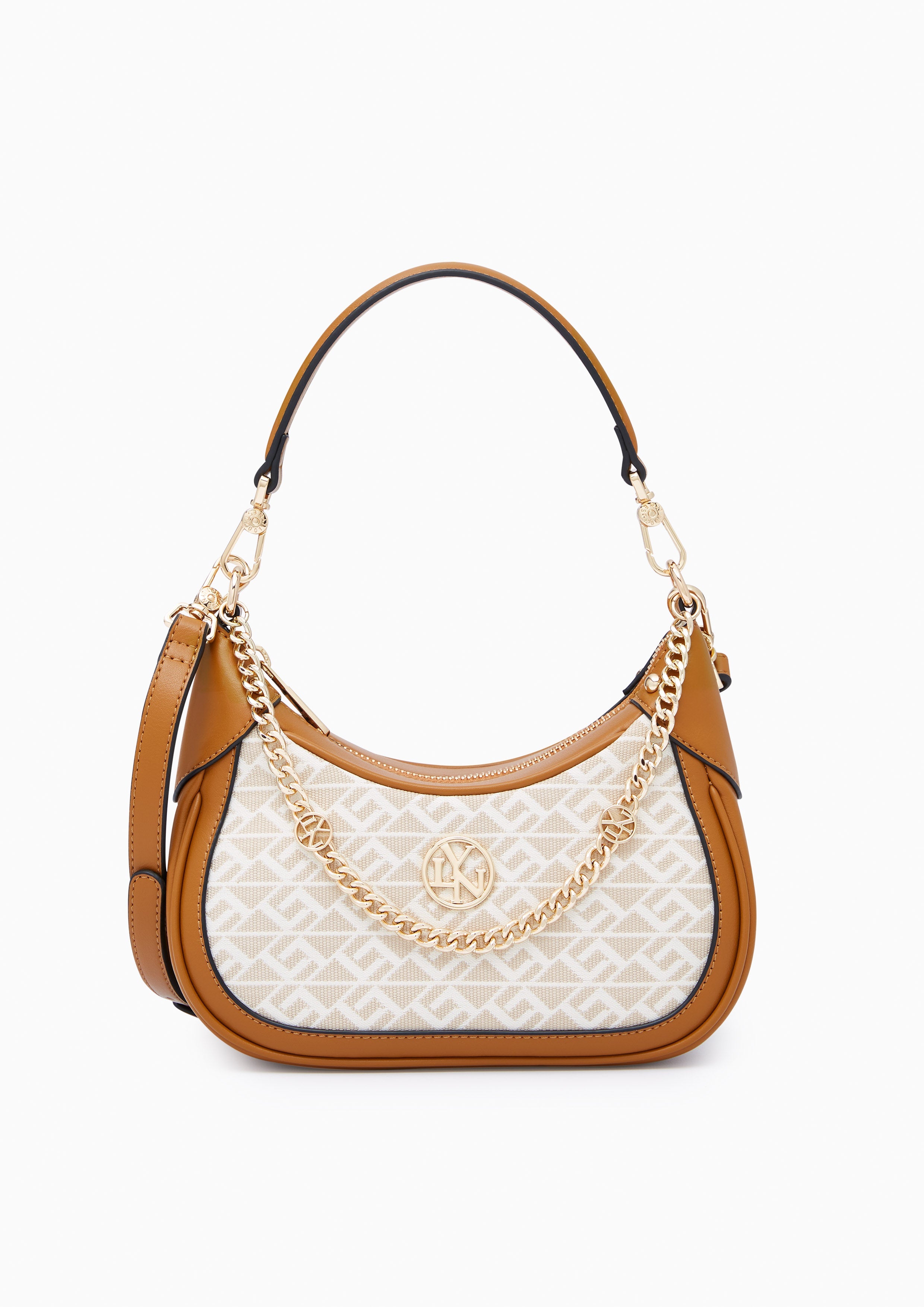 Mona Ii S Shoulder Bag - Printed Beige