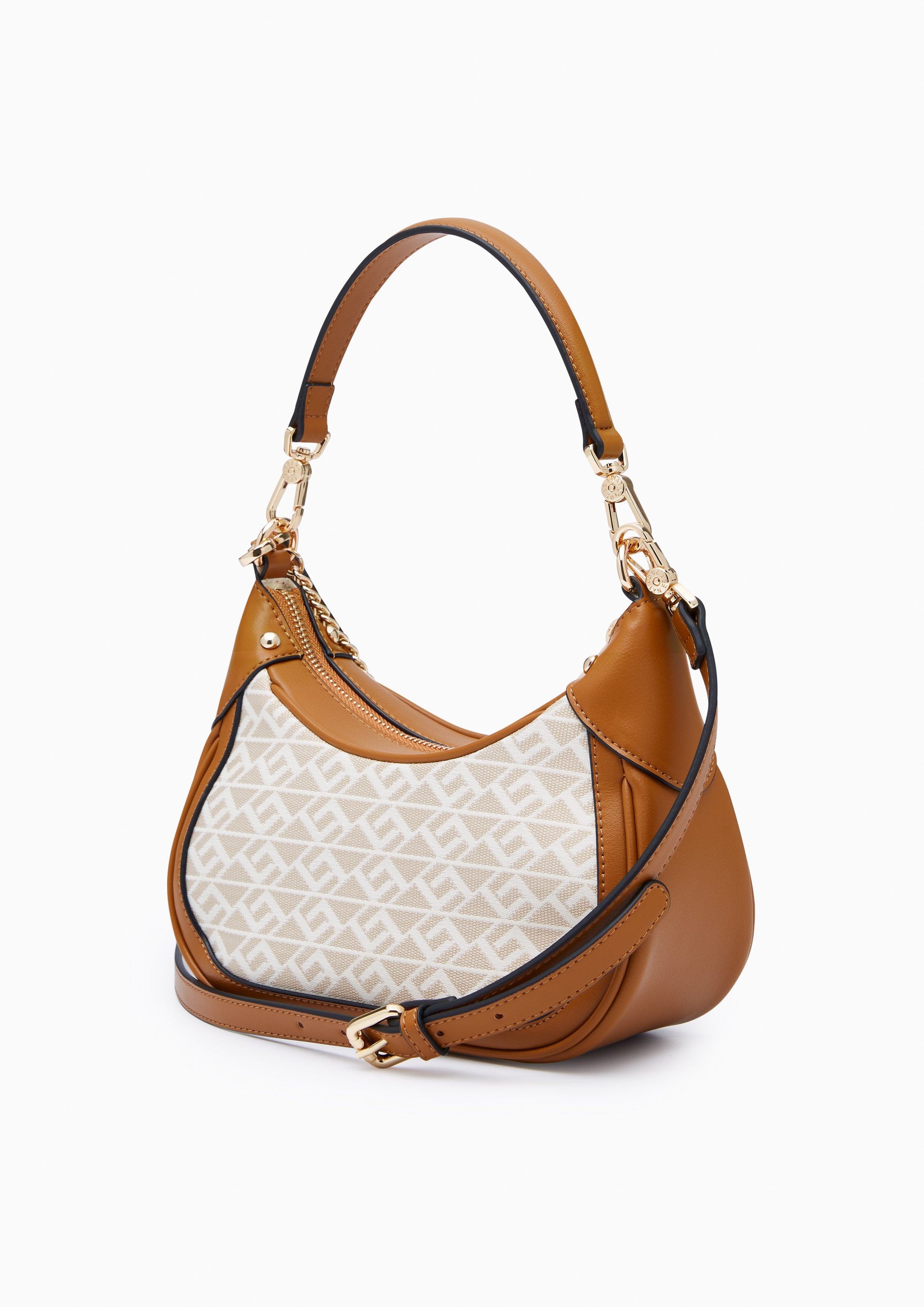 Mona Ii S Shoulder Bag - Printed Beige