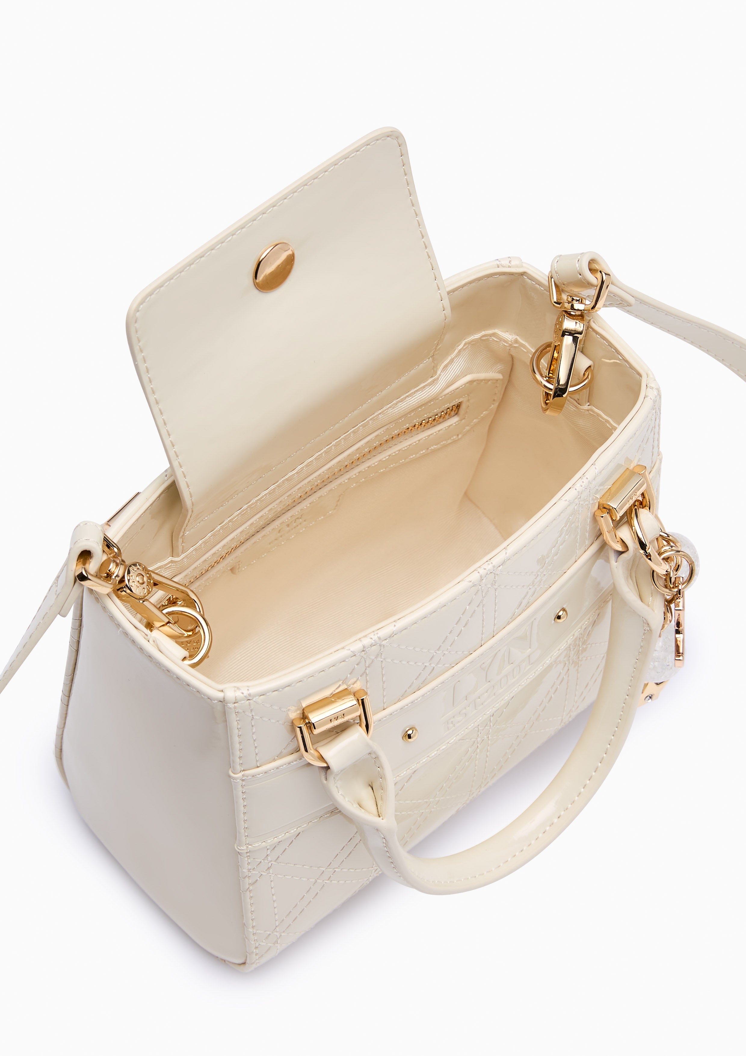Sydney Ii Mini Top Handle Handbag - Ivory