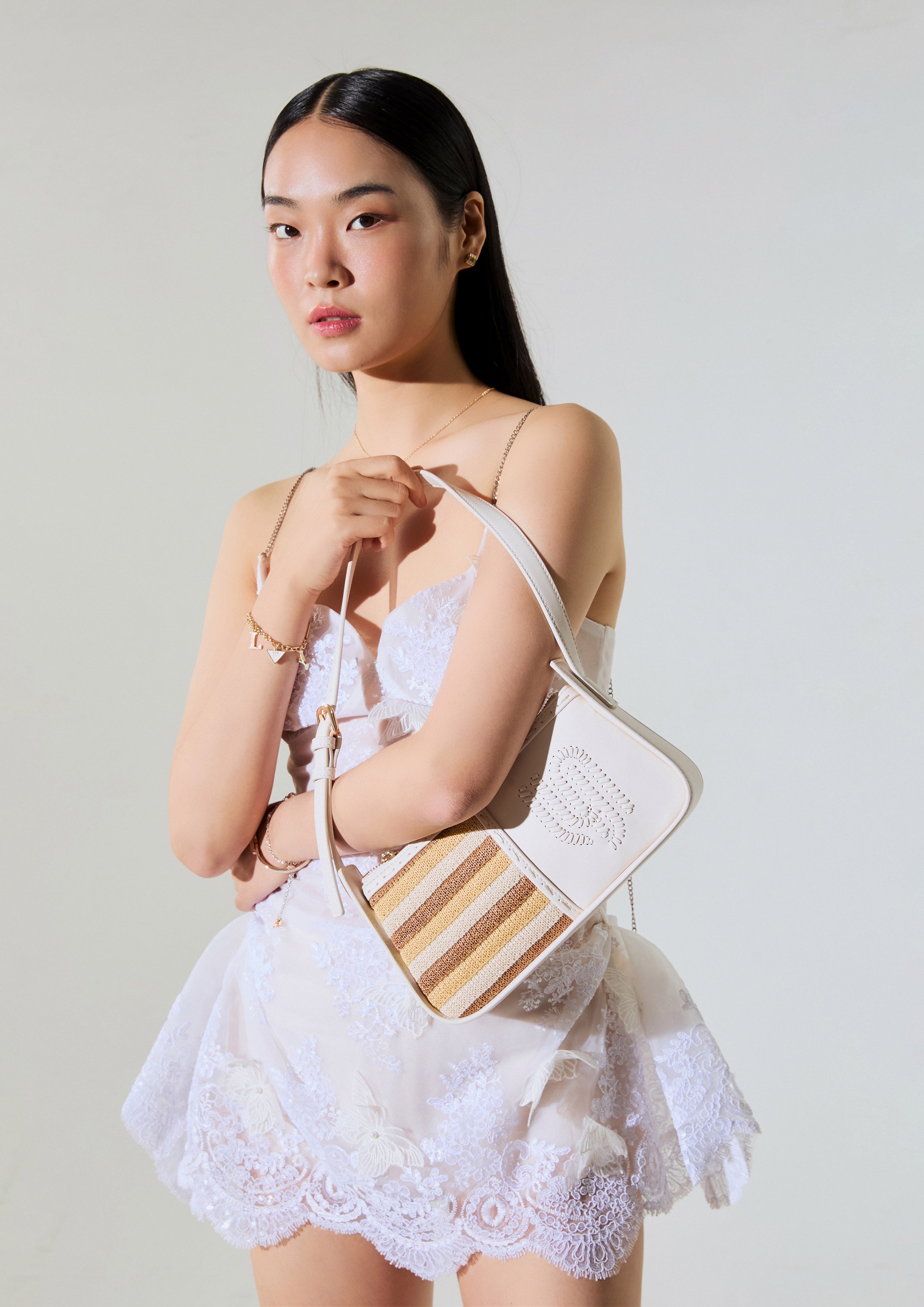 Palma Infinite  S Shoulder Bag - Ivory