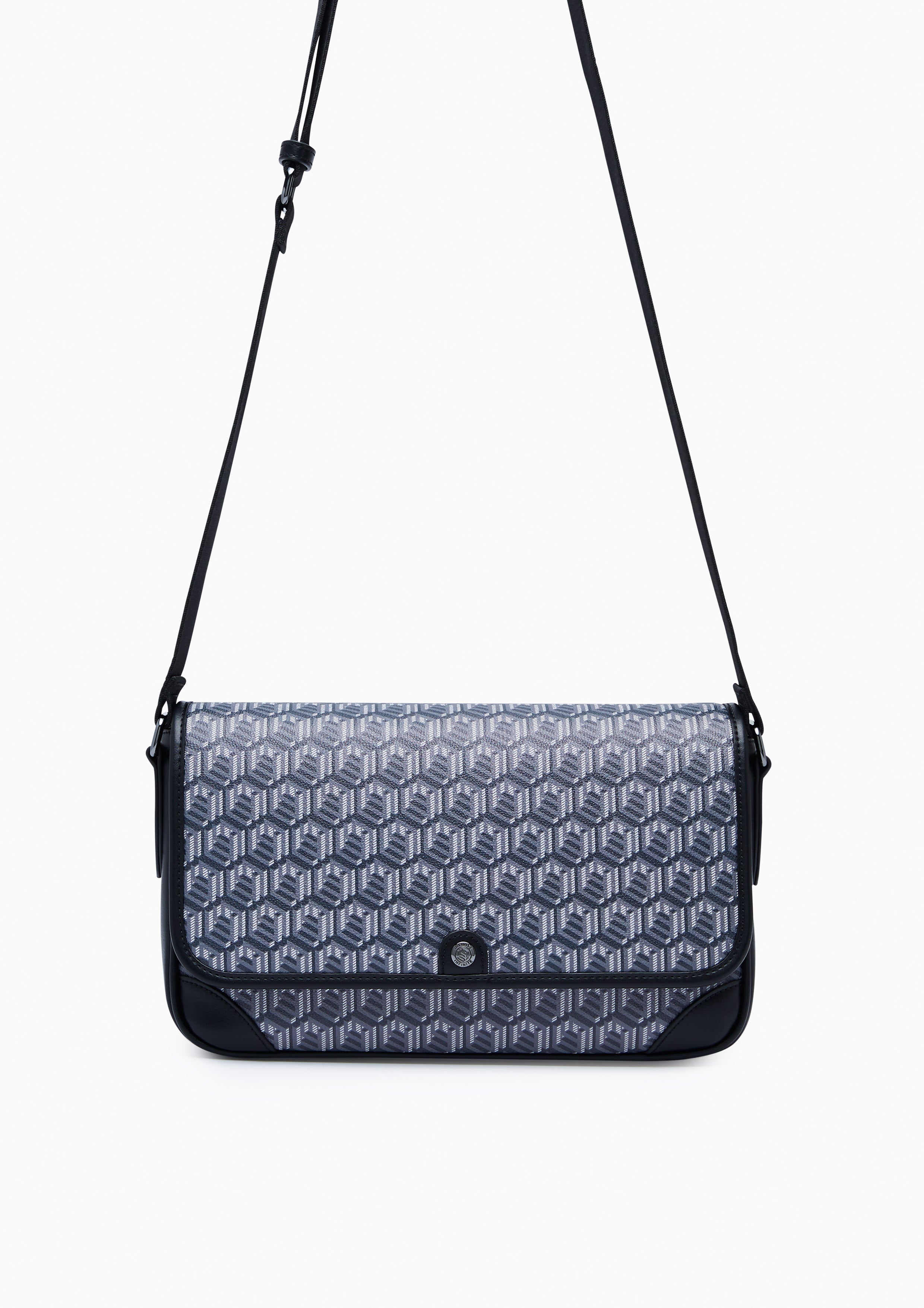 Zoll Infinite Messenger Crossbody Bag - Printed Black