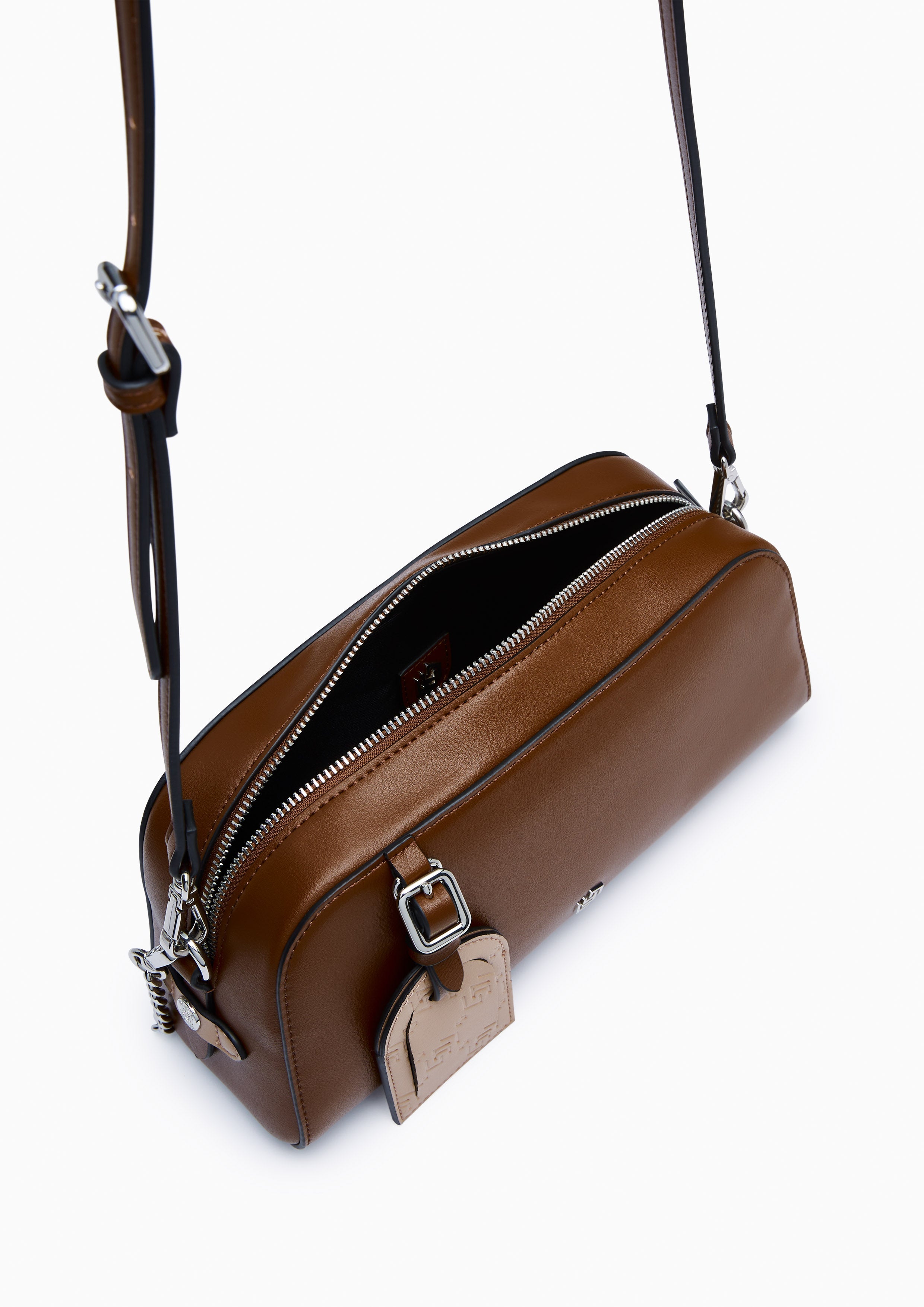 Zoll Infinite Chain Crossbody Bag - Dark Brown