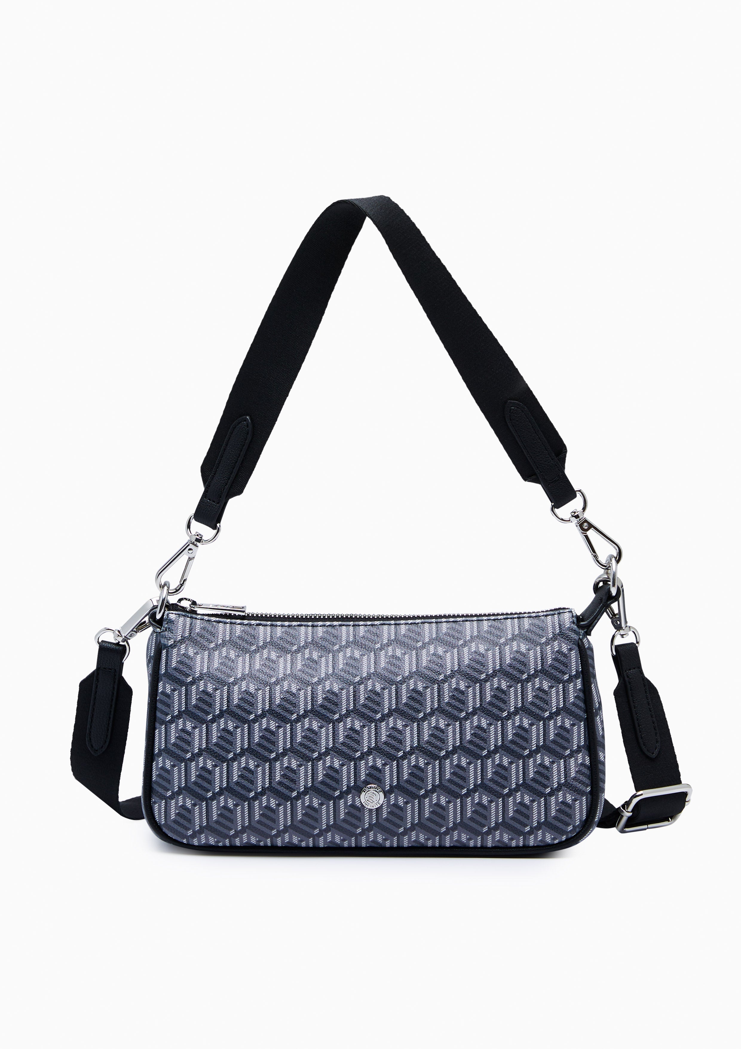 Zoll Infinite Zip Pouch Crossbody Bag - Printed Black
