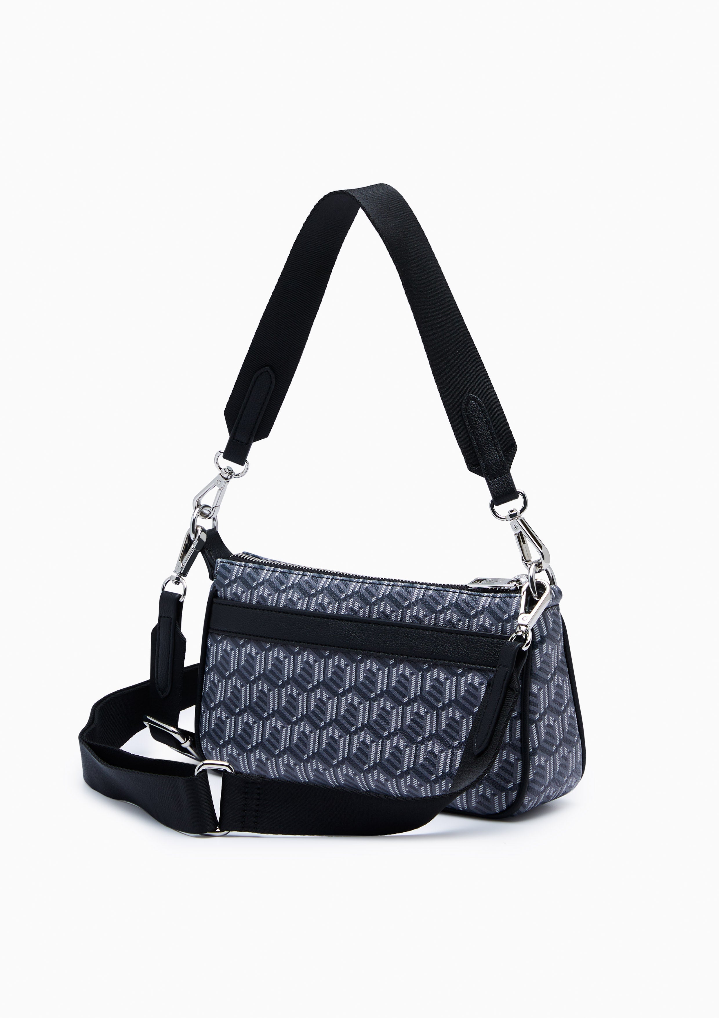 Zoll Infinite Zip Pouch Crossbody Bag - Printed Black