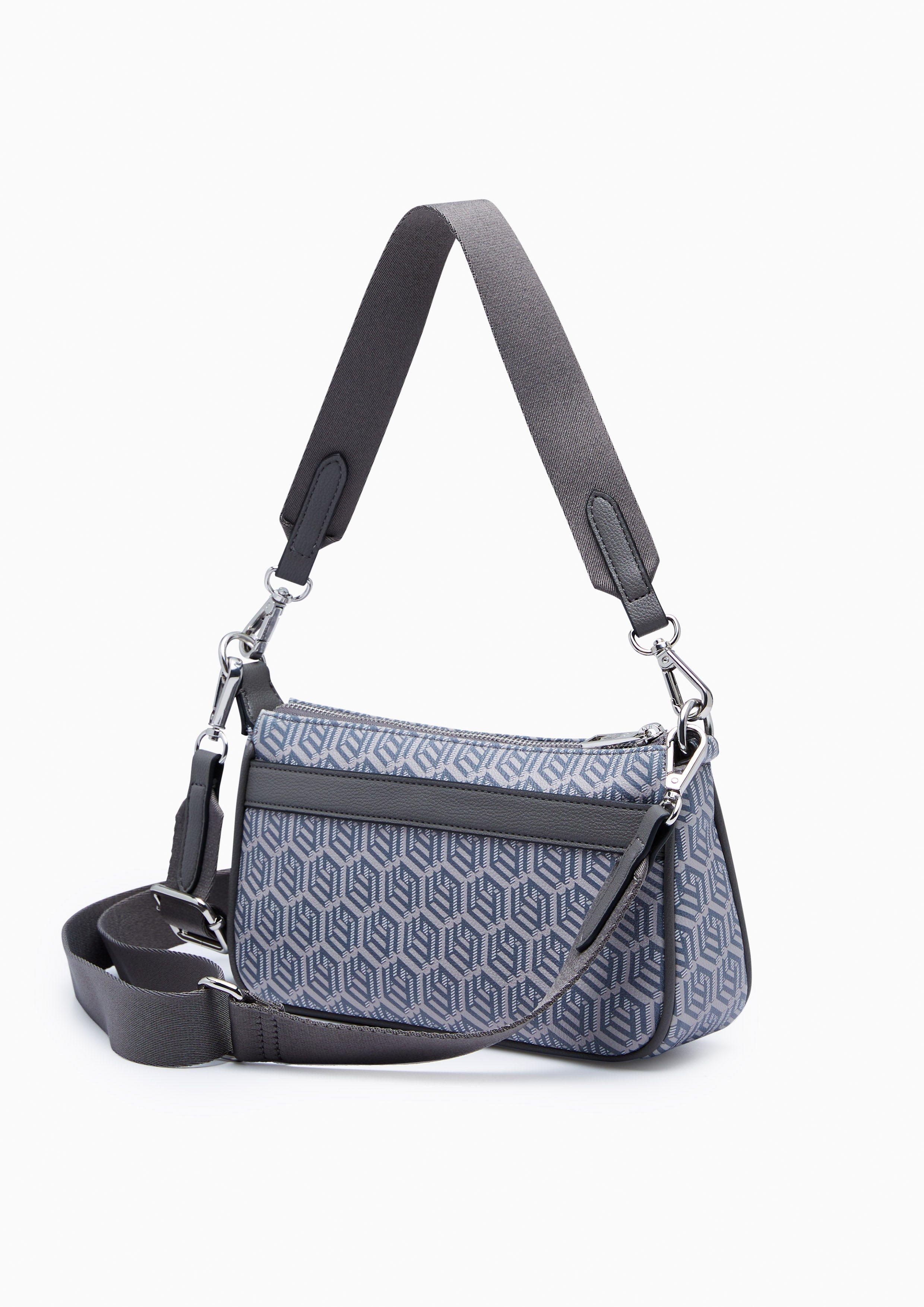 Zoll Infinite Zip Pouch Crossbody Bag - Printed Grey