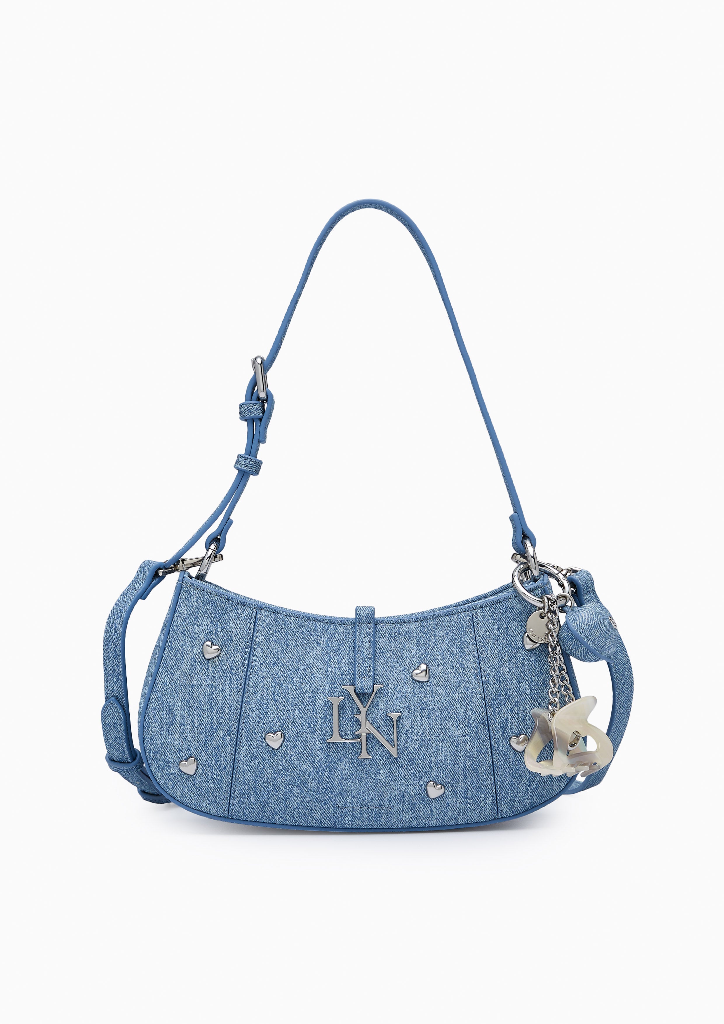 Wendy B.With Love Shoulder Bag - Blue Variation 2