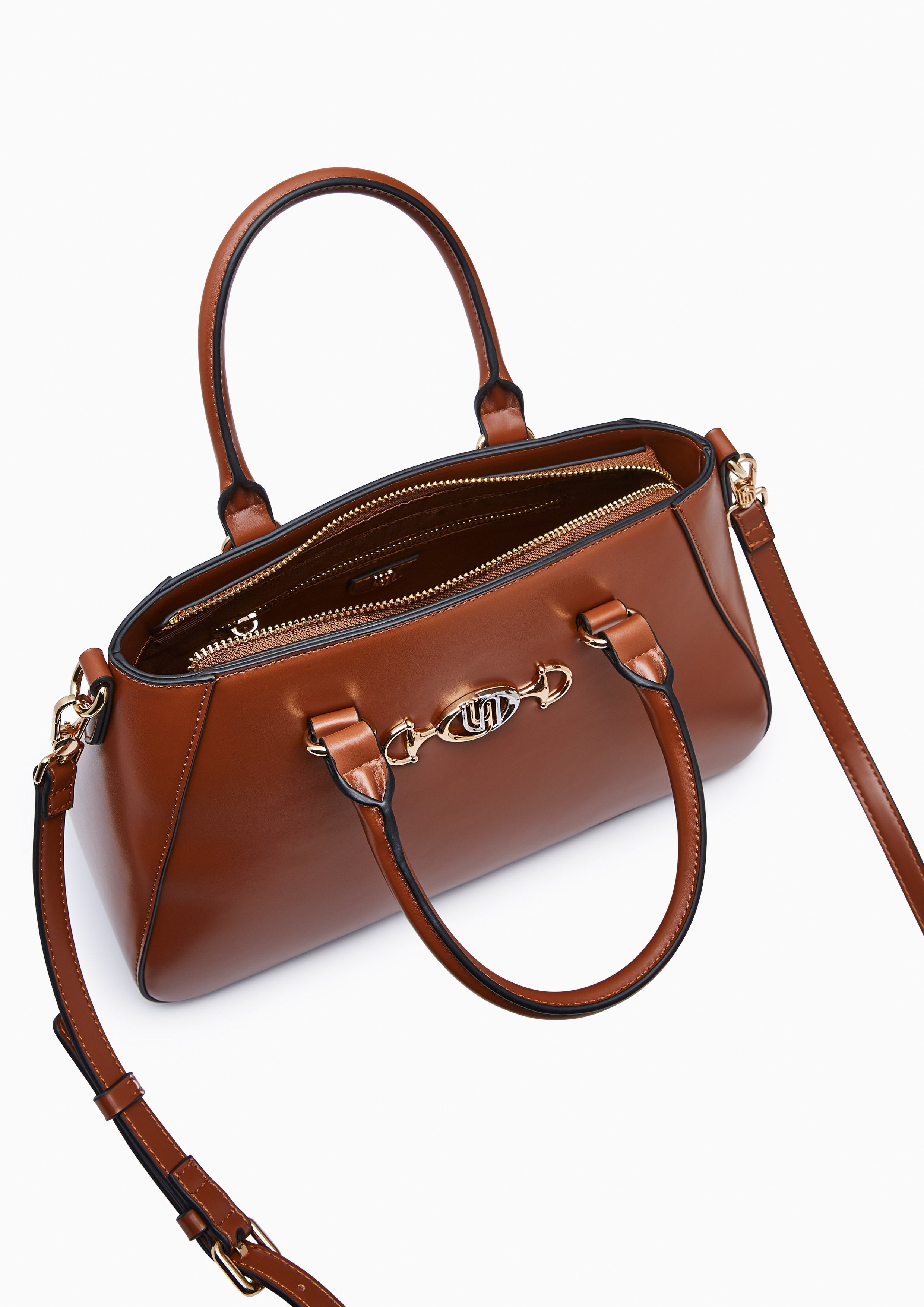 Irene Infinite Top Handle M Handbag - Brown