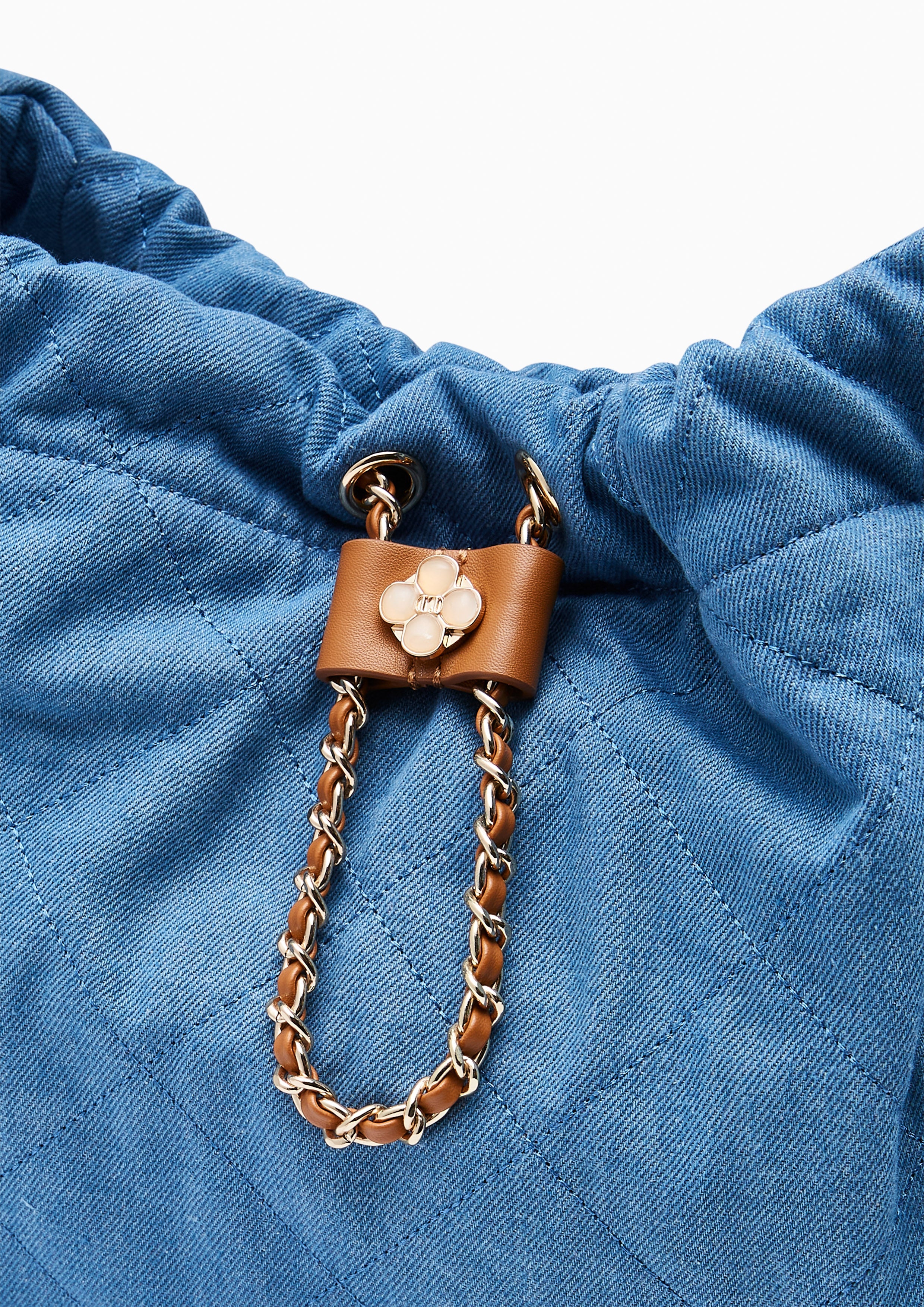 Pottie Hobo M Shoulder Bag - Blue Variation 2