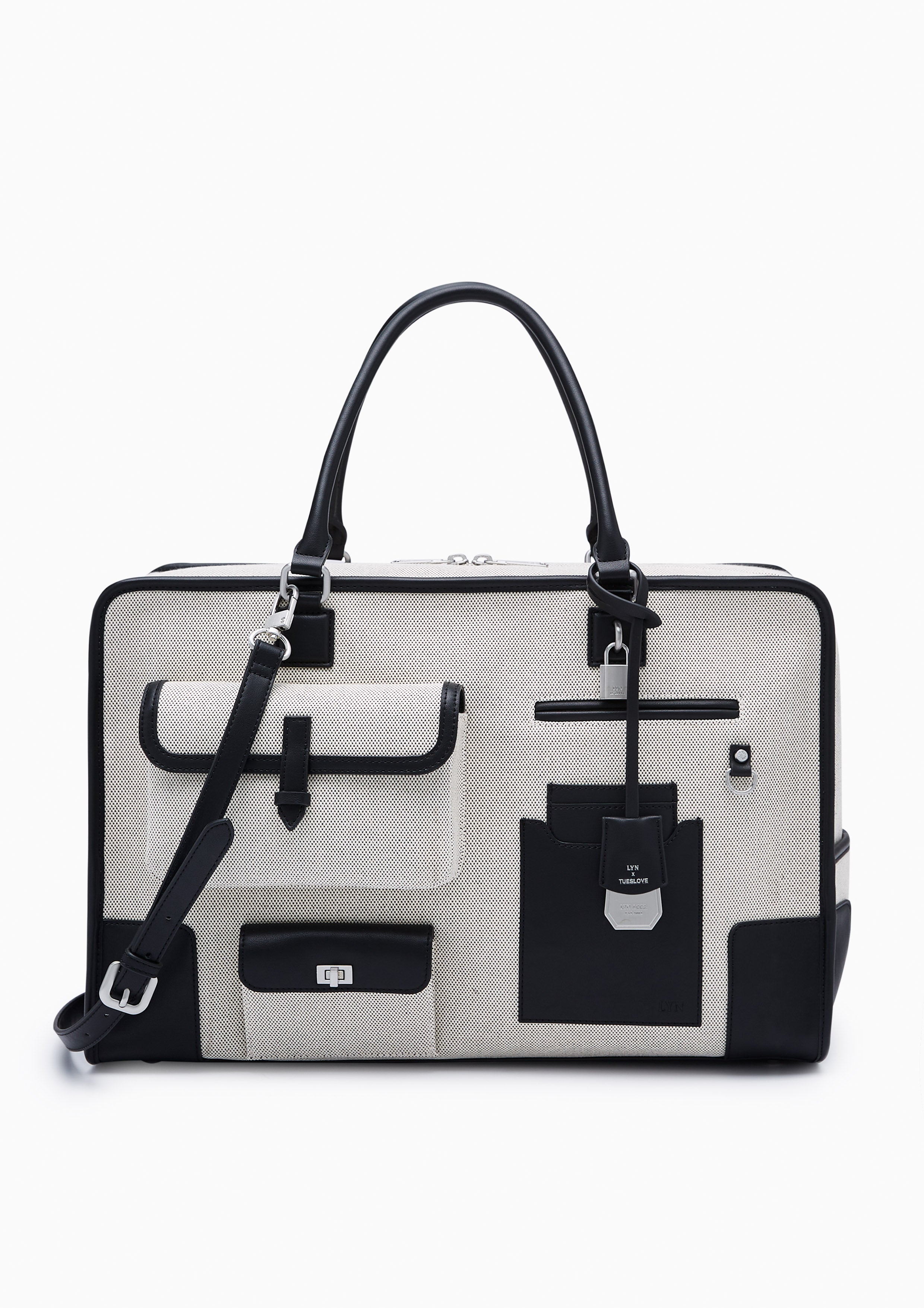 Tueslove Canvas Xl Tote Bag - Black