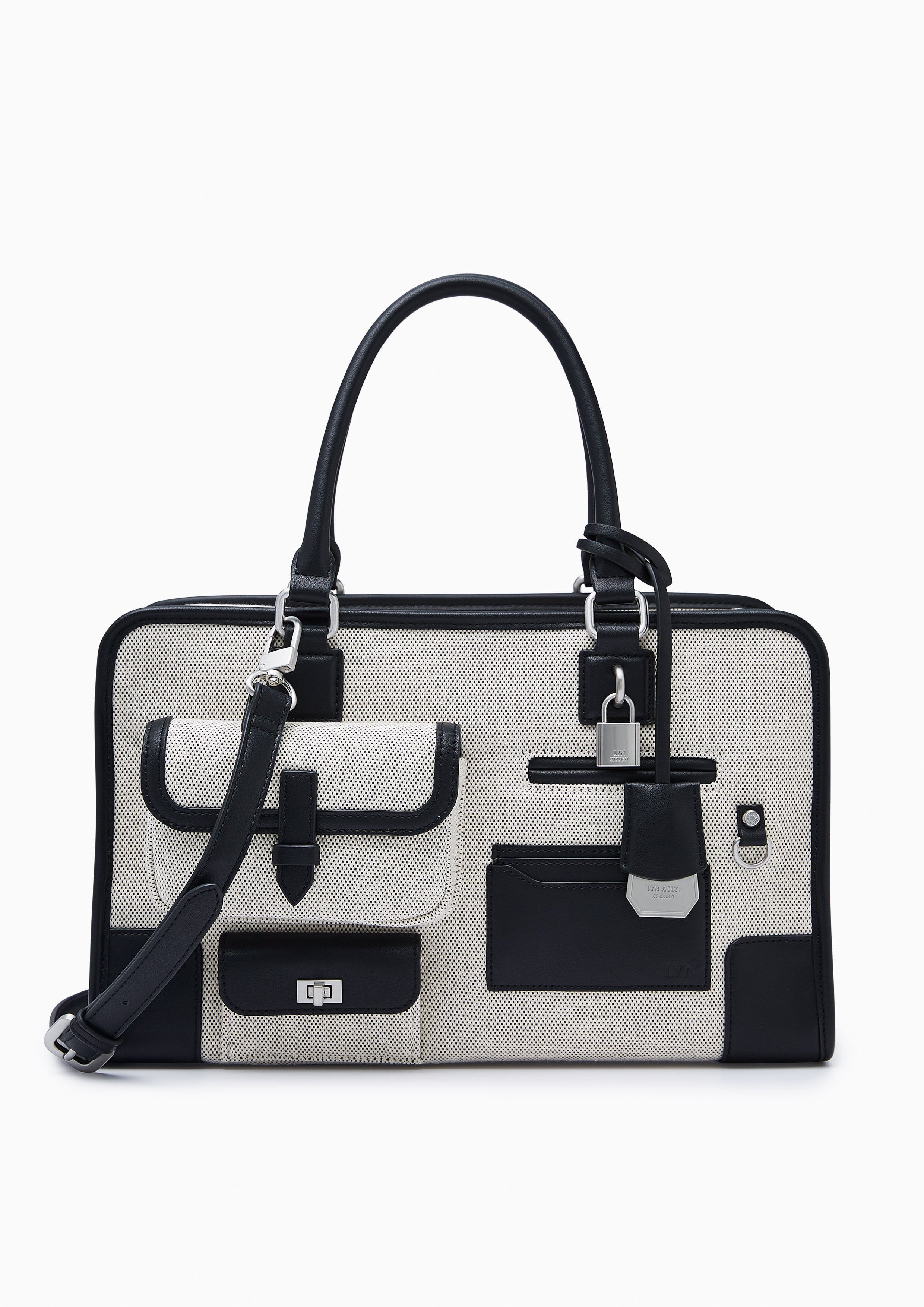 Tueslove Canvas M Tote Bag - Black