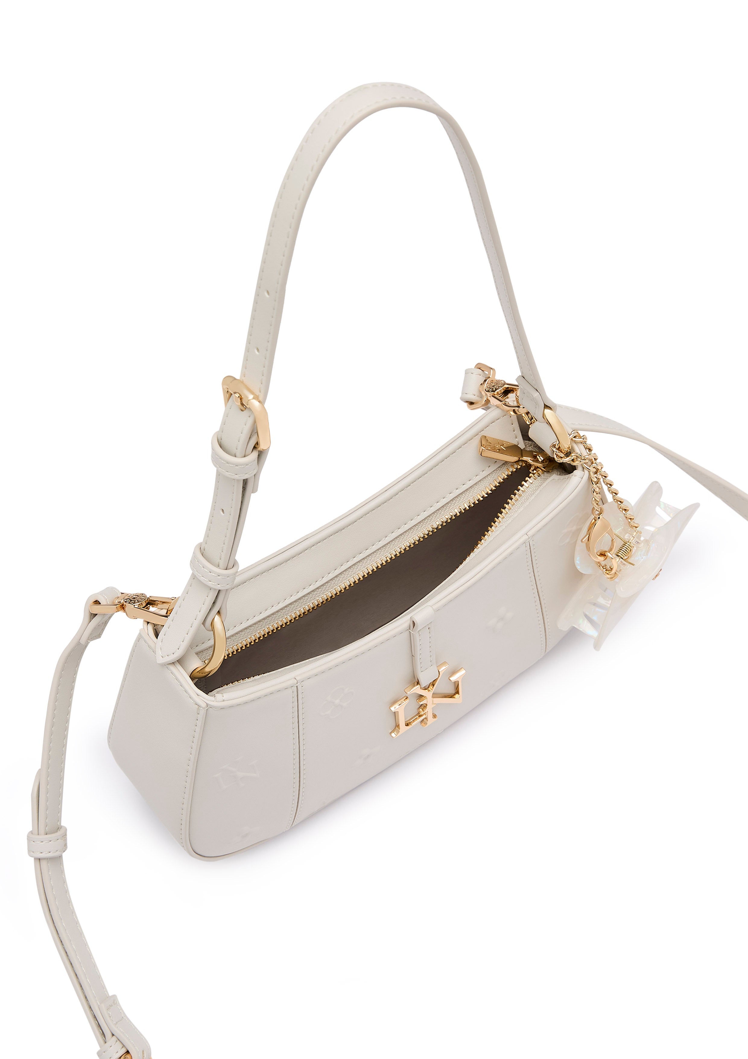 Wendy Brighton Shoulder Bag - Light Grey