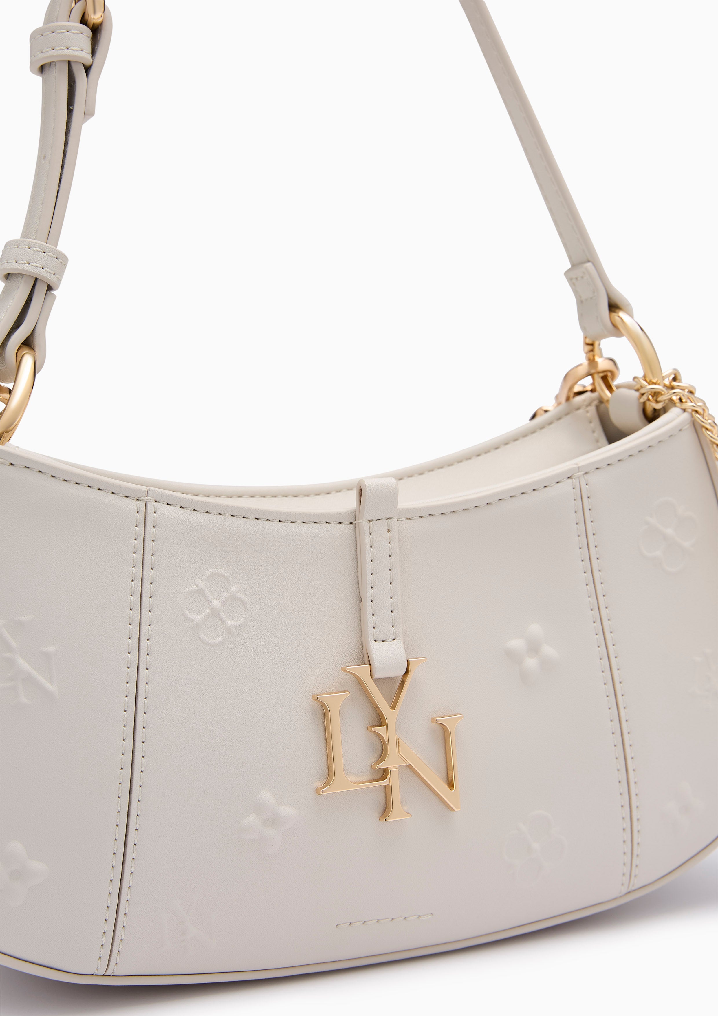 Wendy Brighton Shoulder Bag - Light Grey
